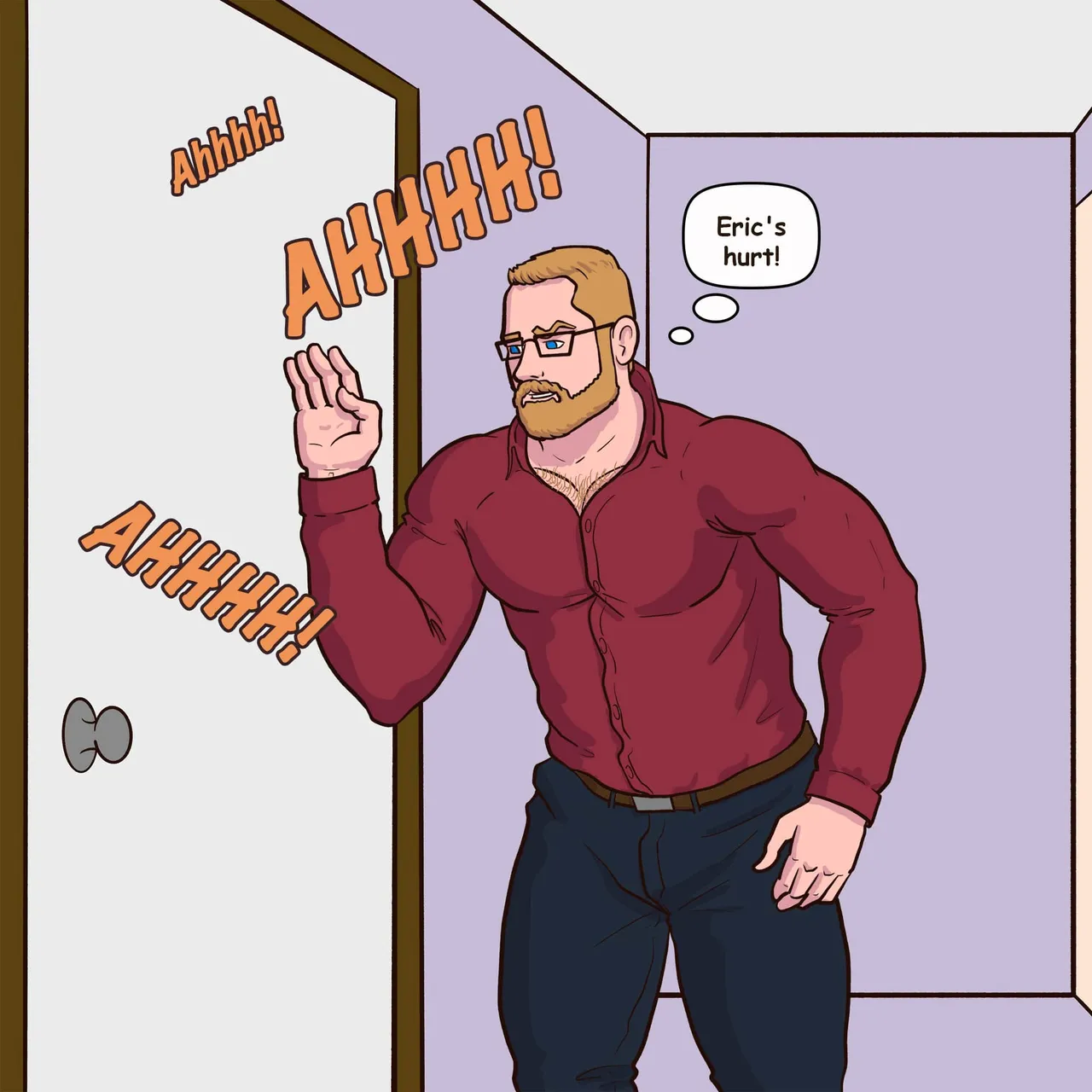 Gabo Artwork Comic 58 - Training Eric LOCKED page 1 full