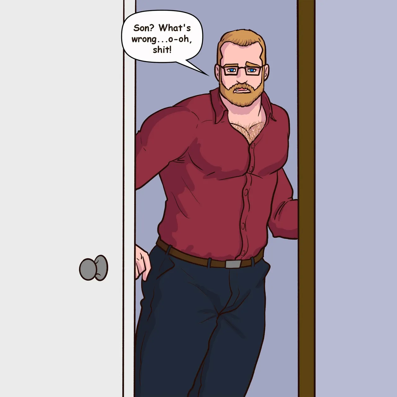 Gabo Artwork Comic 58 - Training Eric LOCKED page 3 full