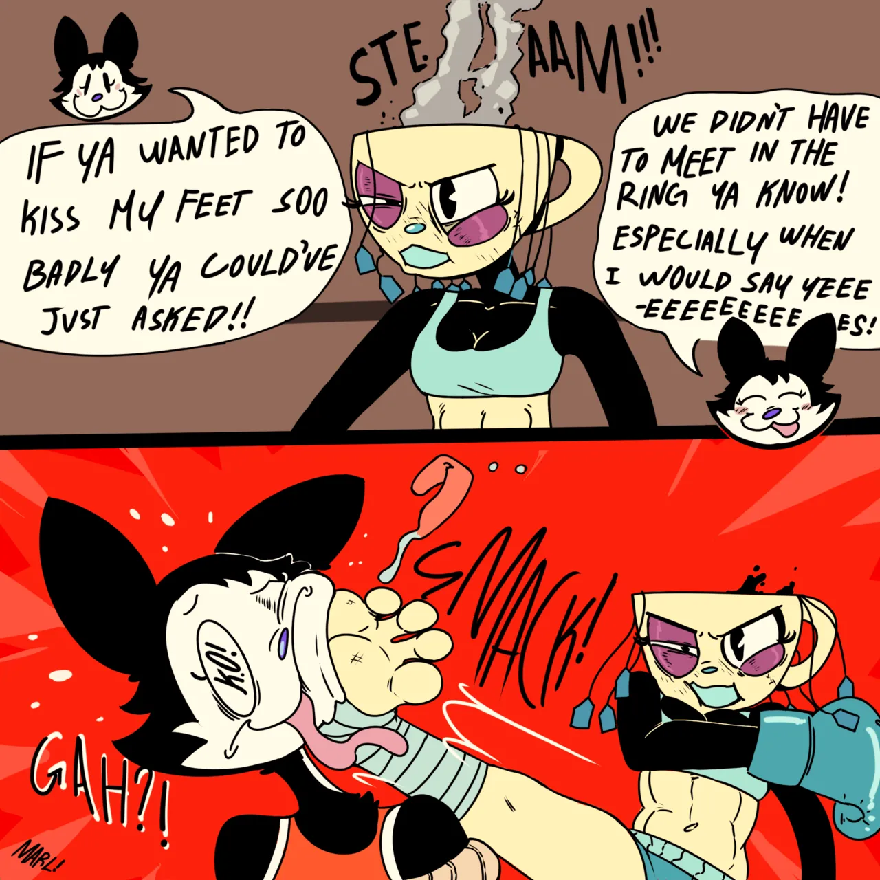 Miss Tea Vs Chloe page 3 full