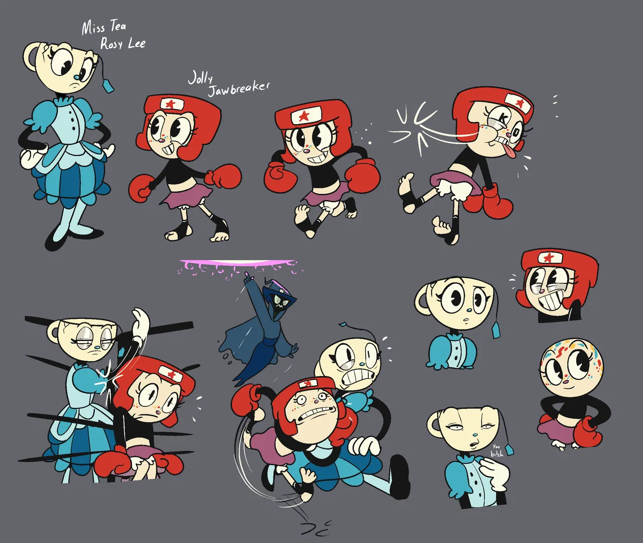 Miss Tea Vs Chloe page 8 full