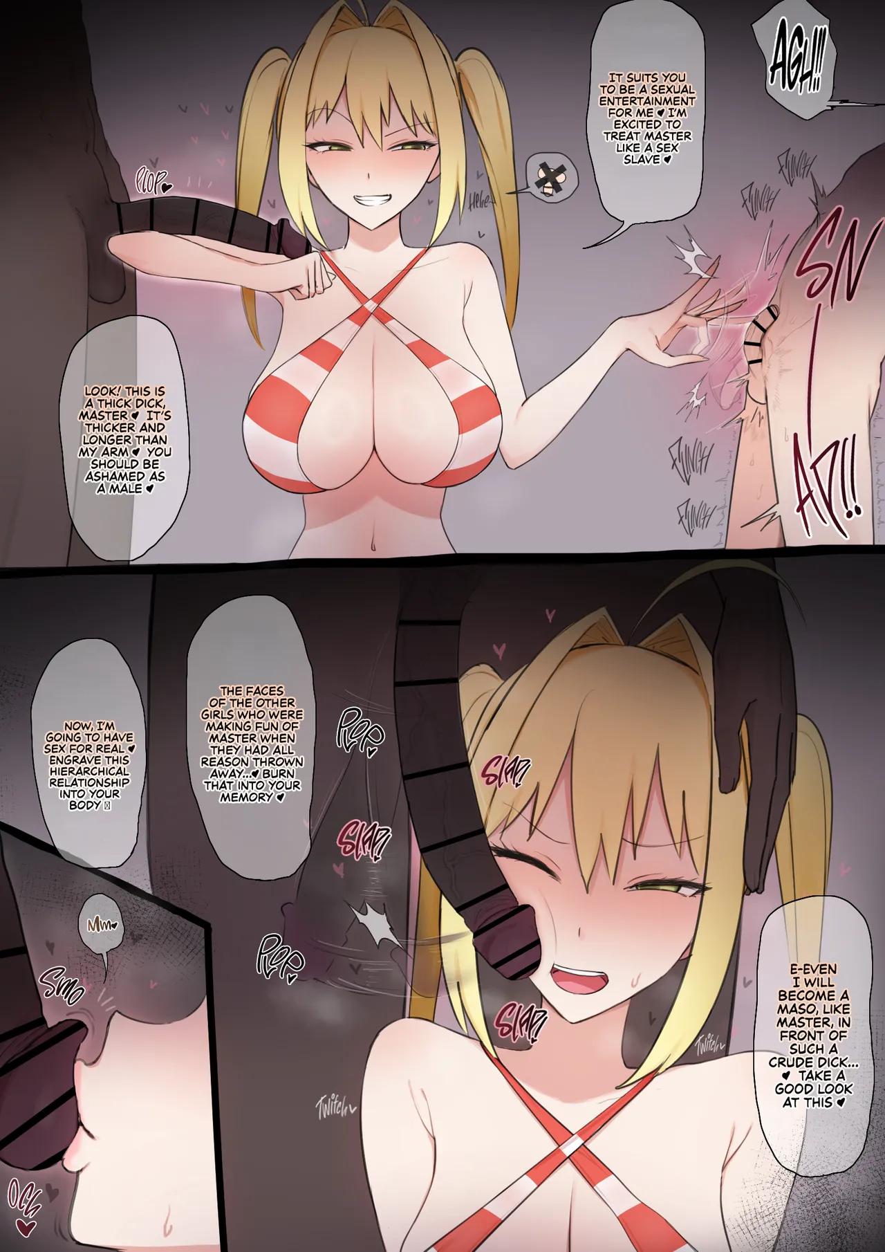 Nero x BBC Uwaki H Misetsuke | Nero × BBC Cheating H Show-off page 3 full