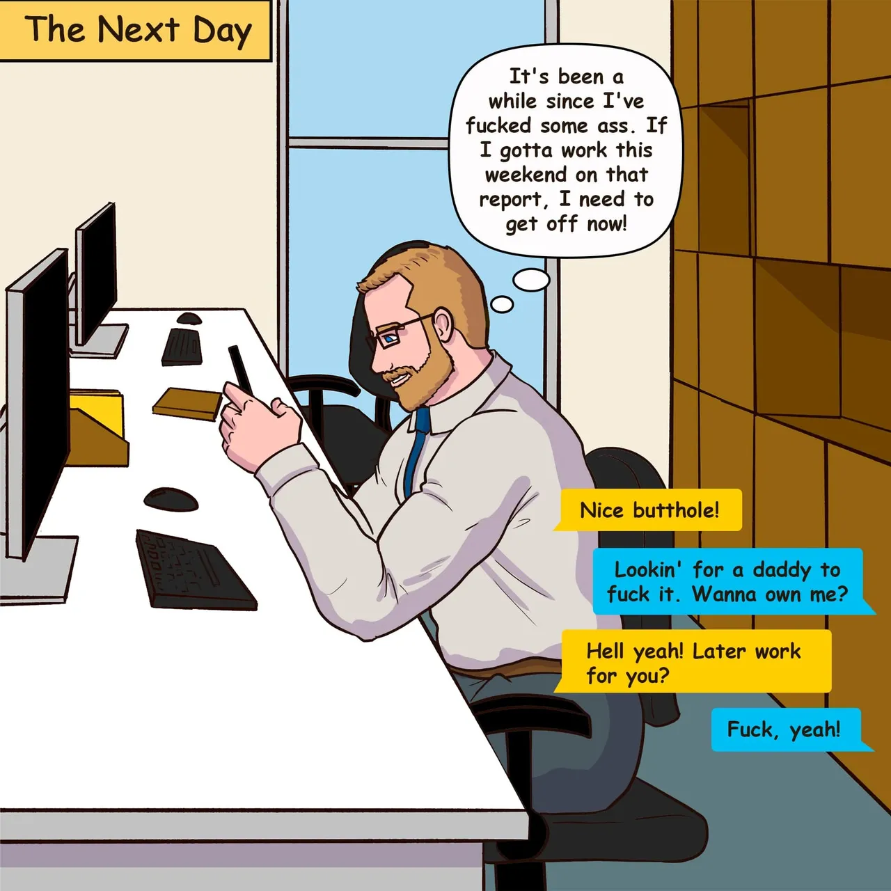 - Gabo Artwork Comic 60 - Eric massaging Greg page 7 full
