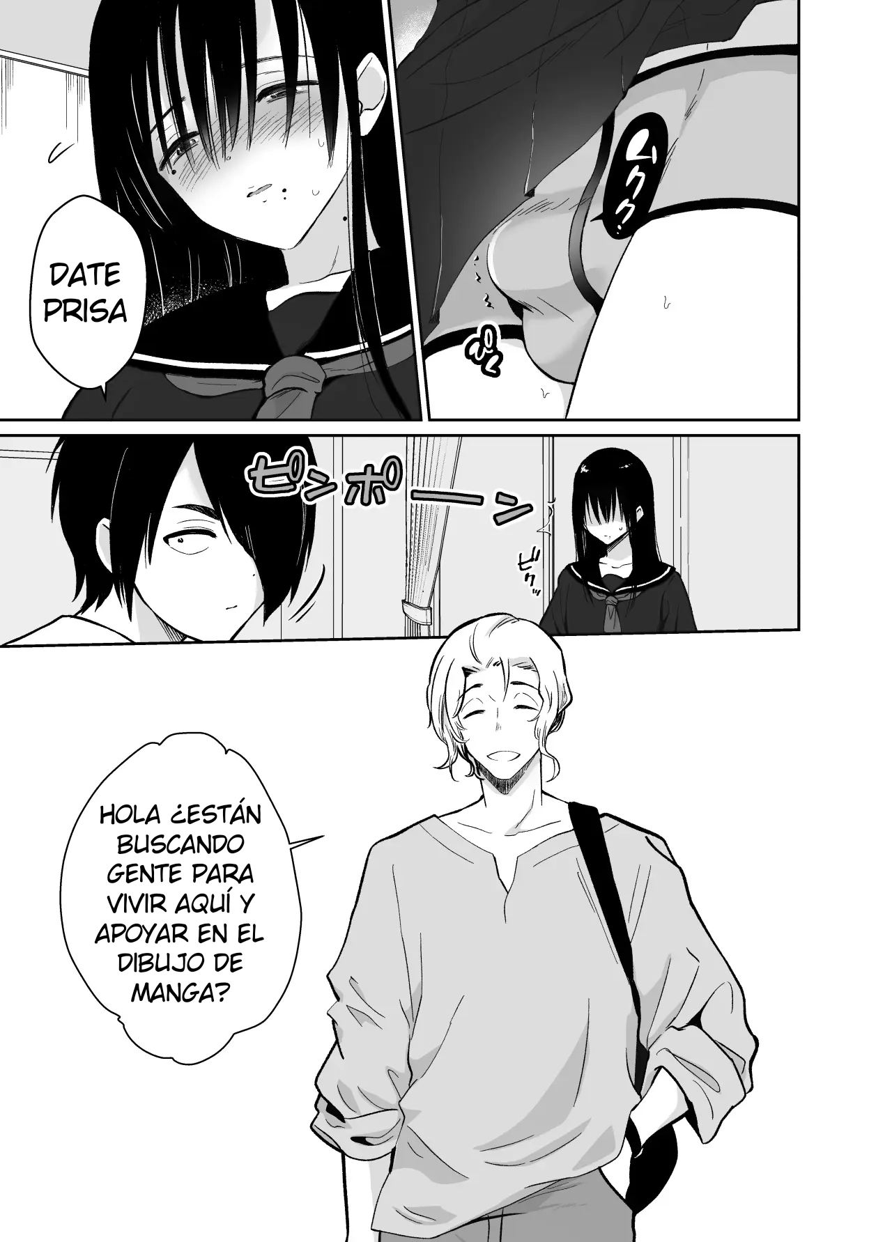 Mesu Ochi Share House Rin-kun Hen 〜 Mangaka Shibou no Kage Kya 2 nin ga Chara Otoko ni Oishiku page 10 full
