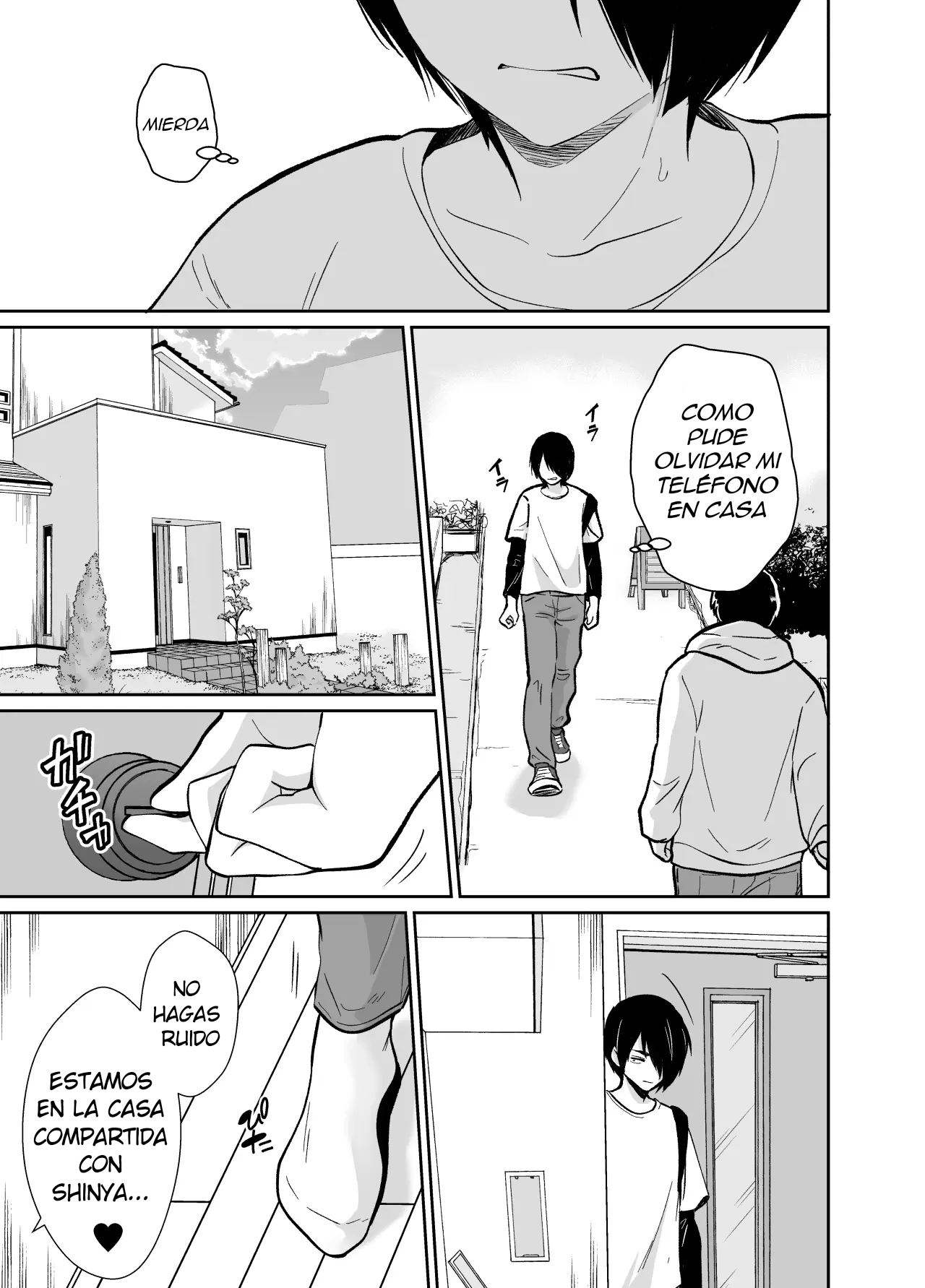 Mesu Ochi Share House Rin-kun Hen 〜 Mangaka Shibou no Kage Kya 2 nin ga Chara Otoko ni Oishiku page 4 full