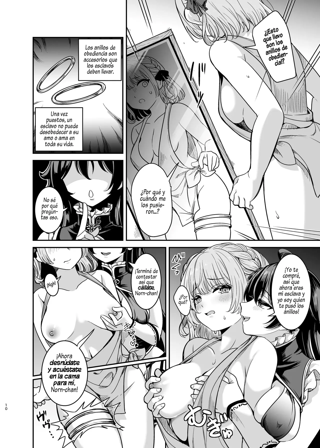 Yandere Ojou-sama no Seidorei Kyouiku ~Meimon Kizoku no Ojou-sama ga Kaitorareta Saki wa Osananajimi no Ie deshita~ page 9 full