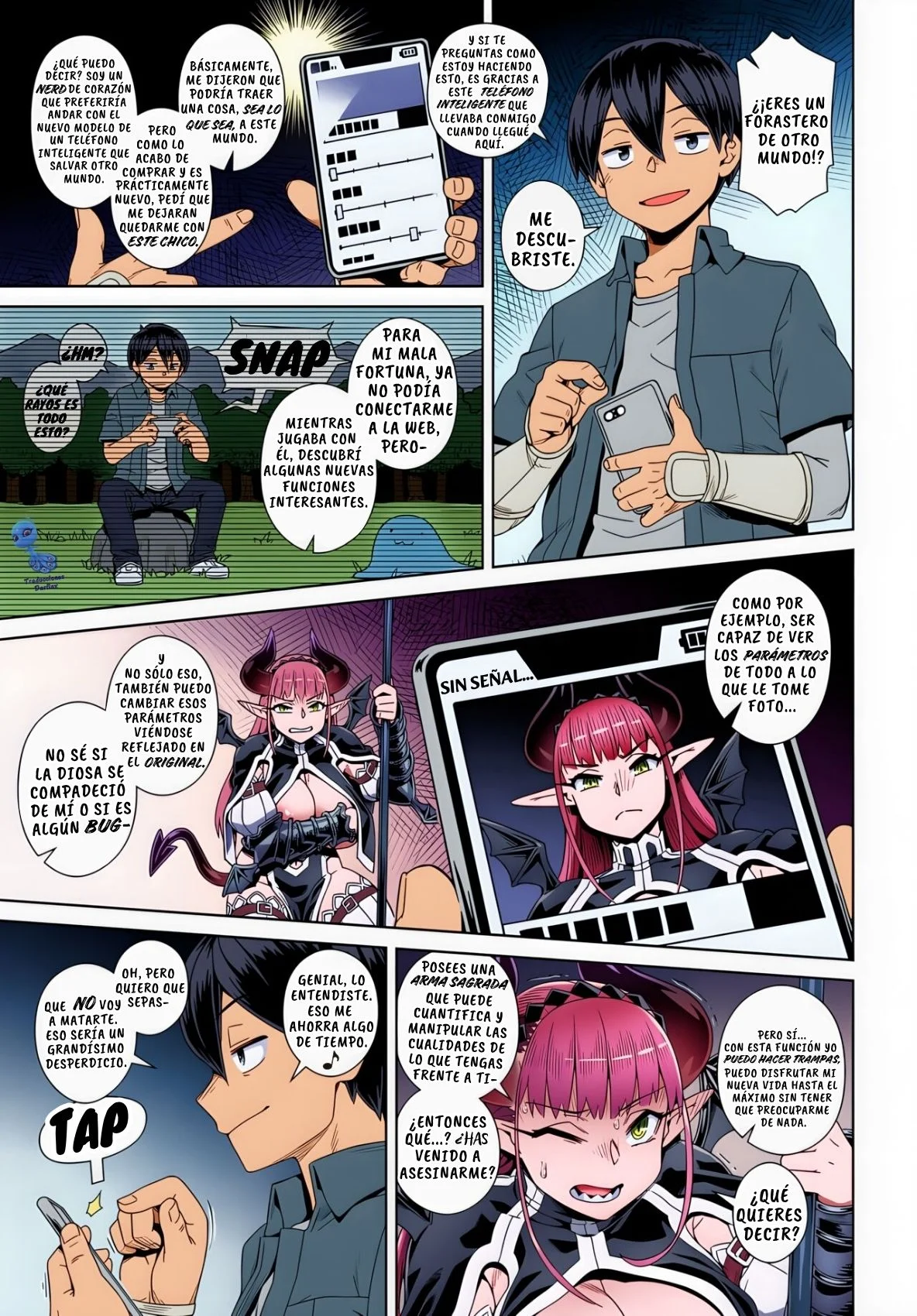 Ero Smapho de Maou  Kouryaku｜Venciendo al Rey Demonio  con un Teléfono Inteligente Lascivo page 7 full
