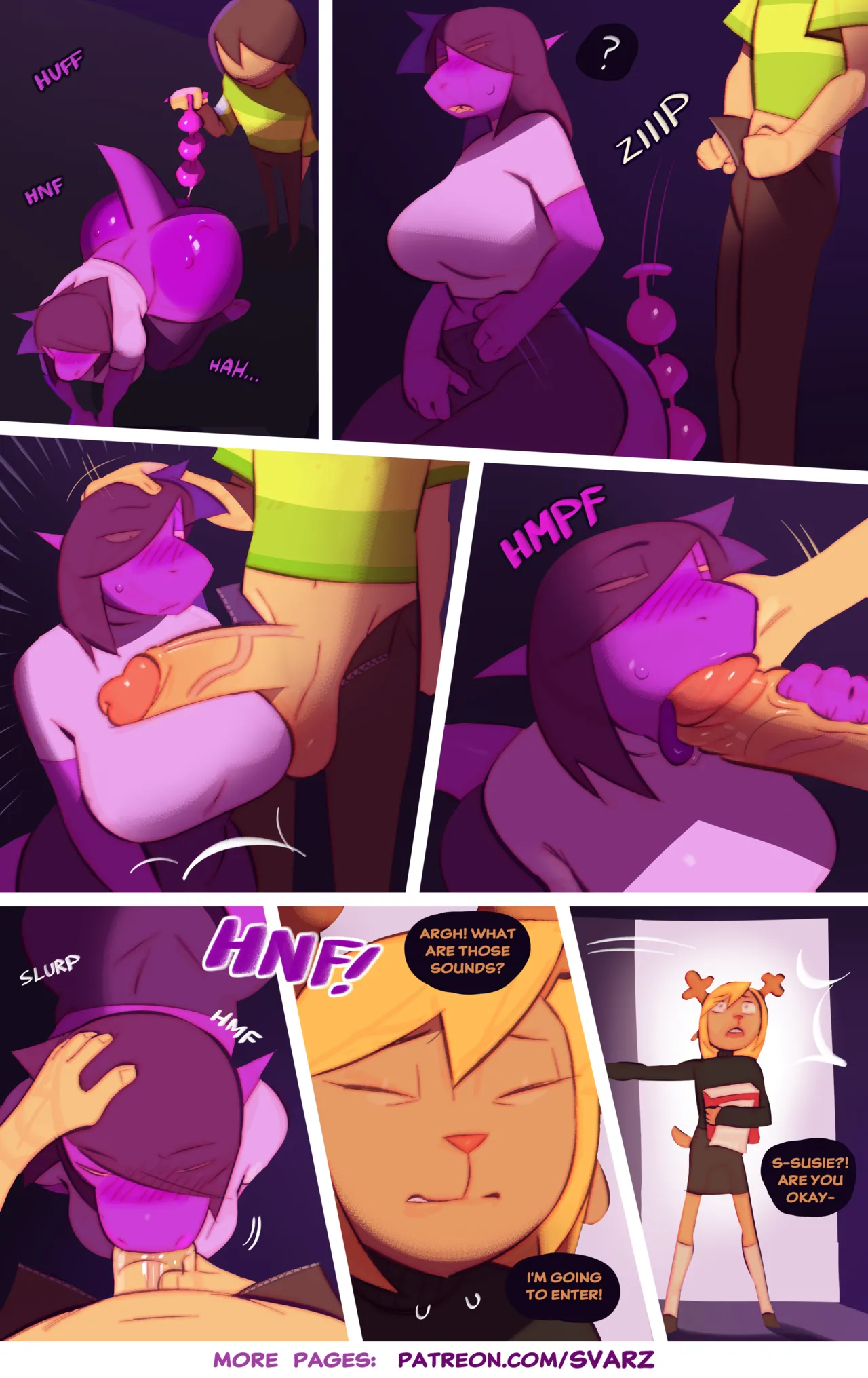 Deltarune College Trio page 5 full