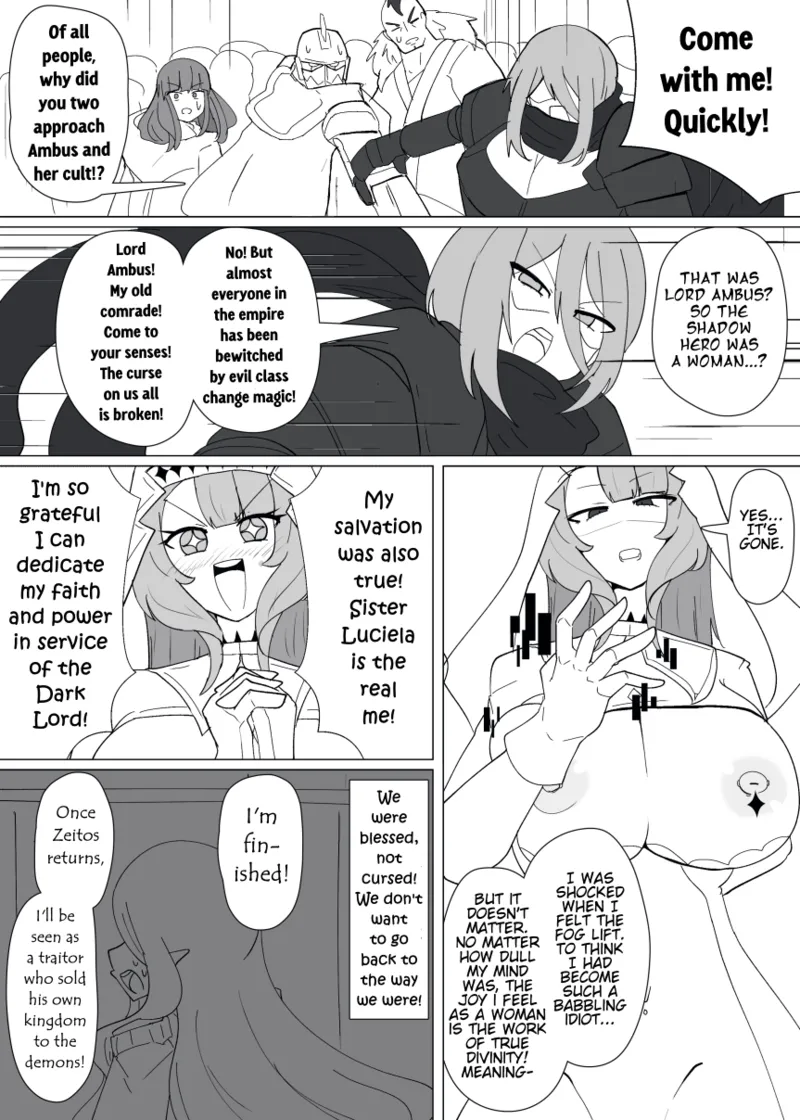 Matenshoku no Yakata 14 | The House of Evil Class Change 14 Dark Goddess page 7 full