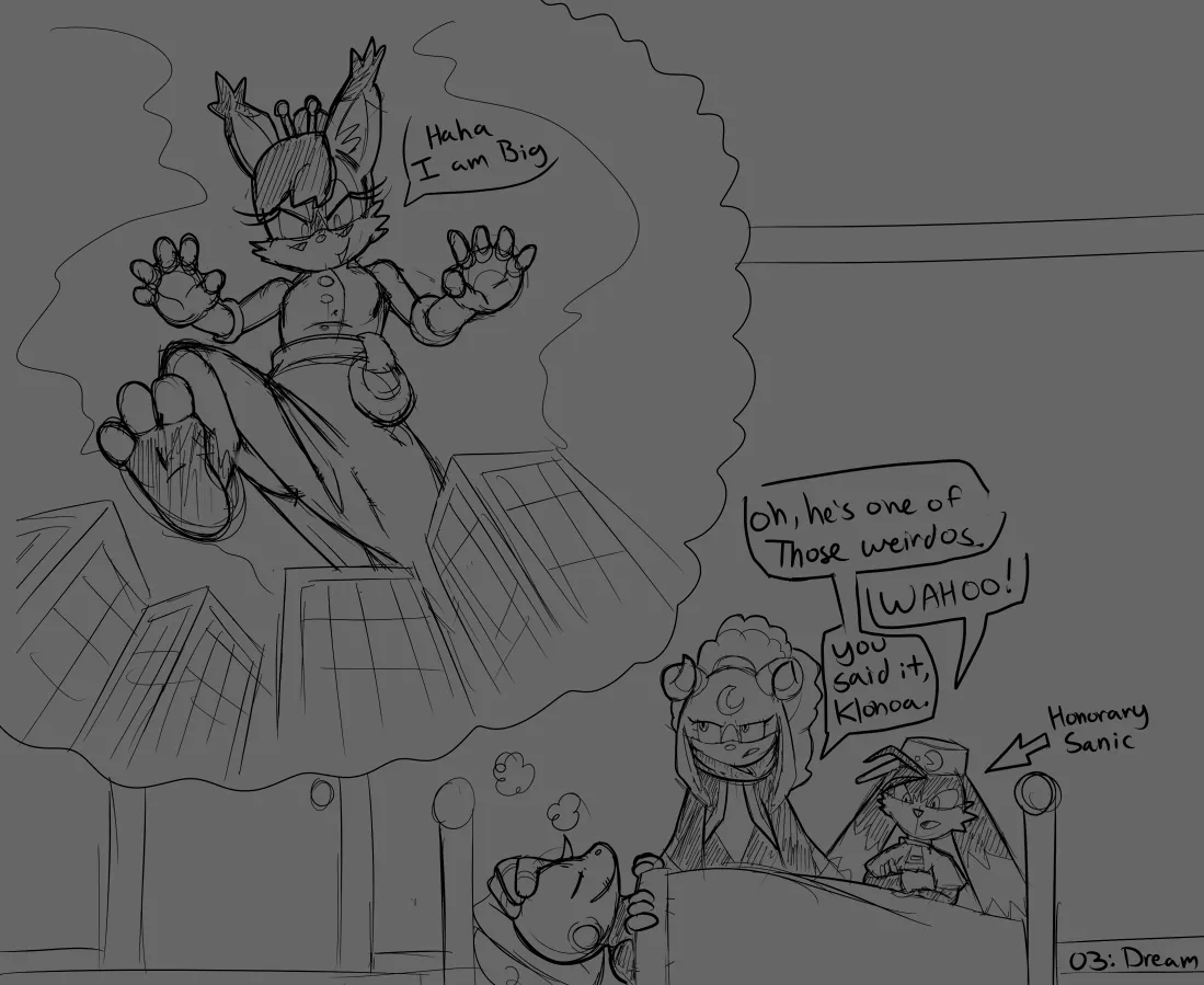 Sonic Sketchtember 2025 page 3 full