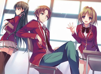 Youkoso Jitsuryoku Shijou Shugi no Kyoushitsu e - Clean LN Color - Y1&amp;Y2 Digital - Chinese Edition cover