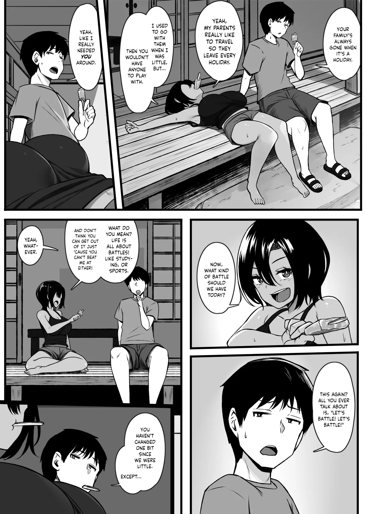 Makezu Girai na Osananajimi to H Shoubu suru Hanashi | A story where a Childhood Friend that hates Losing has a Sex Battle! page 3 full