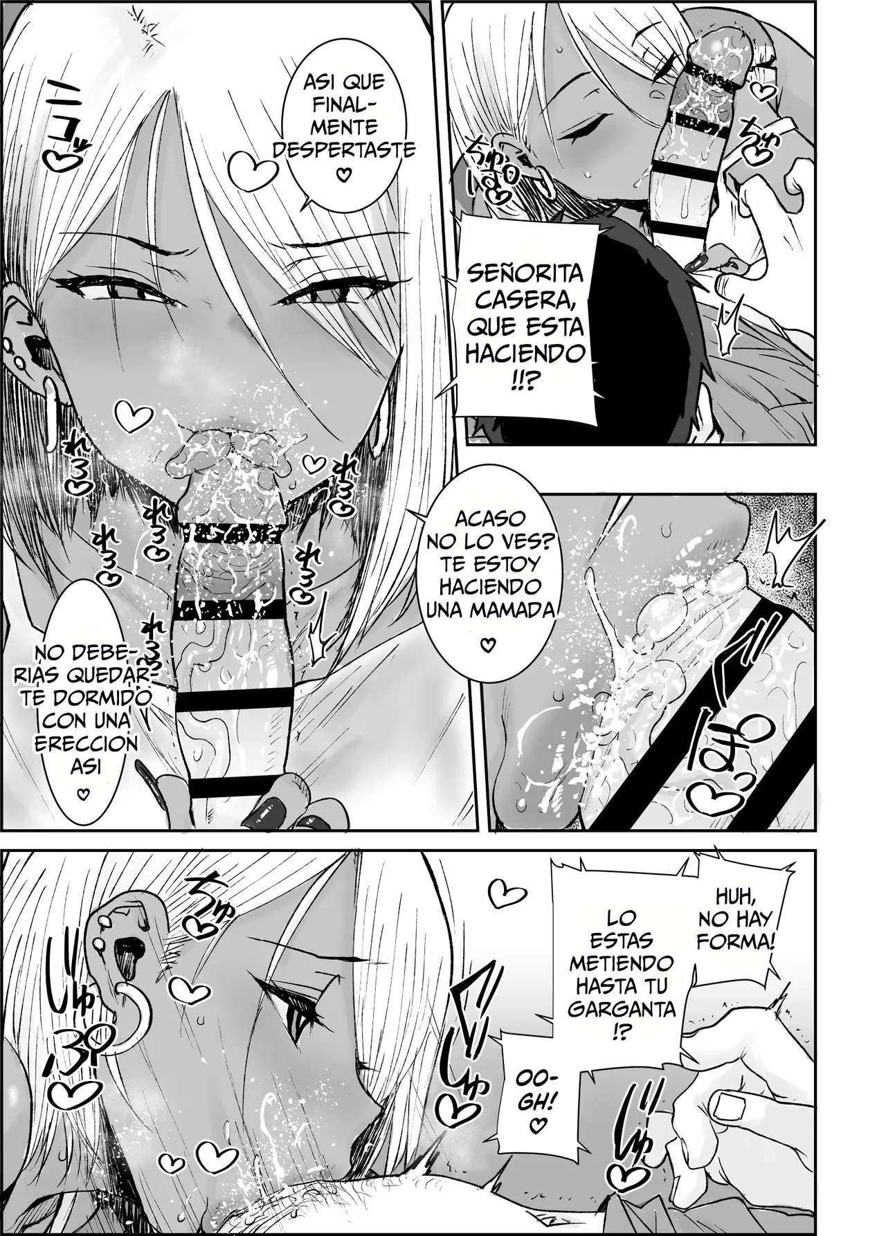 Daigakusei no Ore, Kuro Gal Bijo Kanrinin-San  no Hageshii Kuiuchi Kijoui de Nama Nakadashi shaimashita｜Yo, Un Humilde Universitario, Me Cogí A Mi Casera, Que Es Una Gyaru De Piel Morena page 10 full