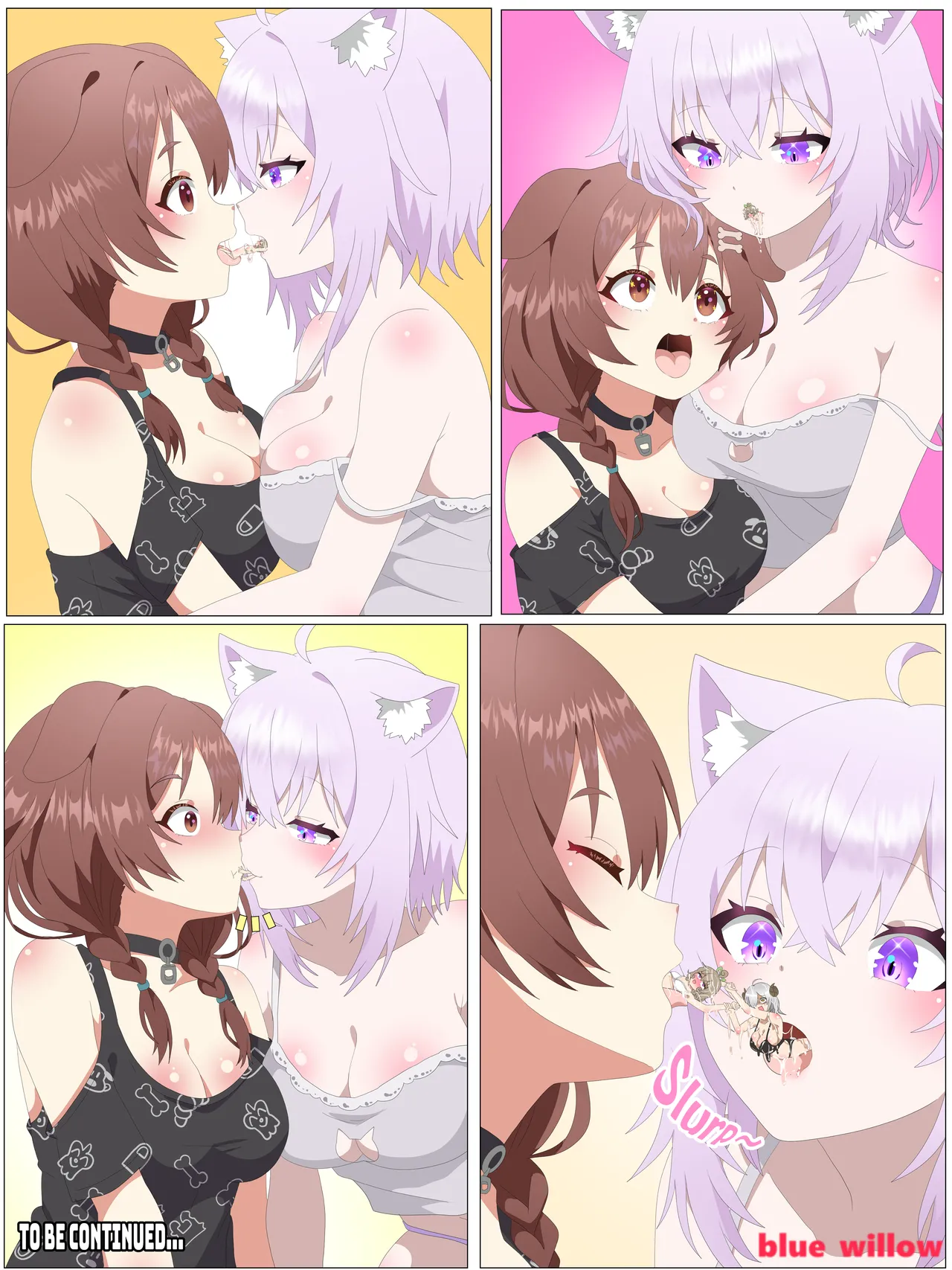 Nekomata Okayu and Inugami Korone page 2 full