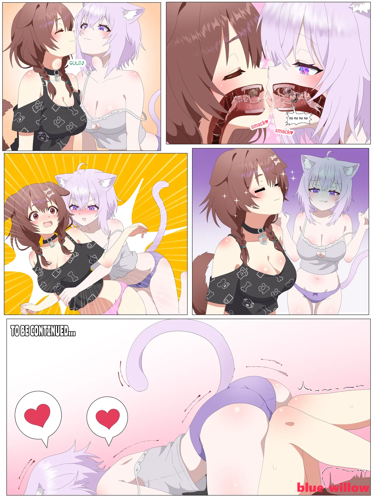 Nekomata Okayu and Inugami Korone page 3 full