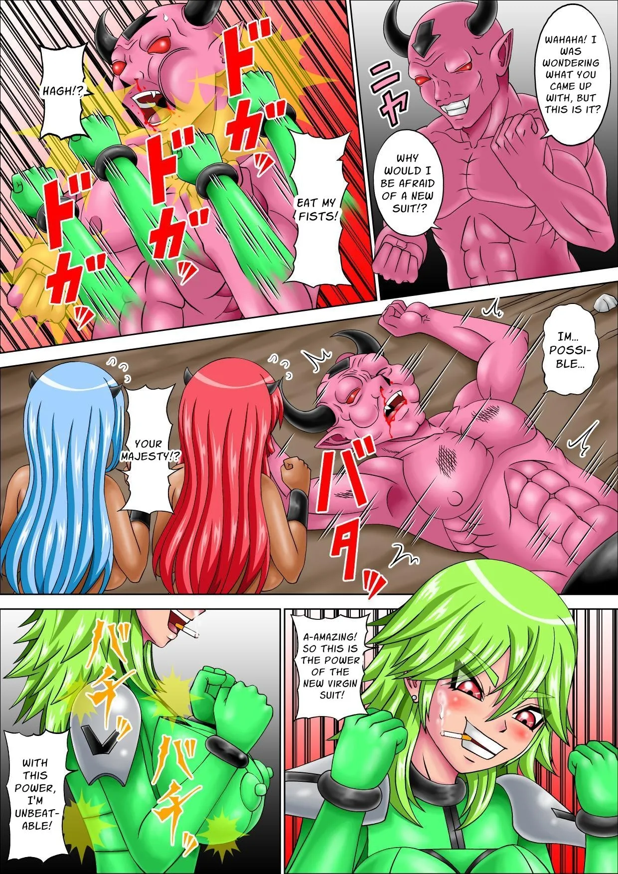Maiden Rangers Virginger 3 ~ Delinquent Green's Corruption! ~ page 7 full