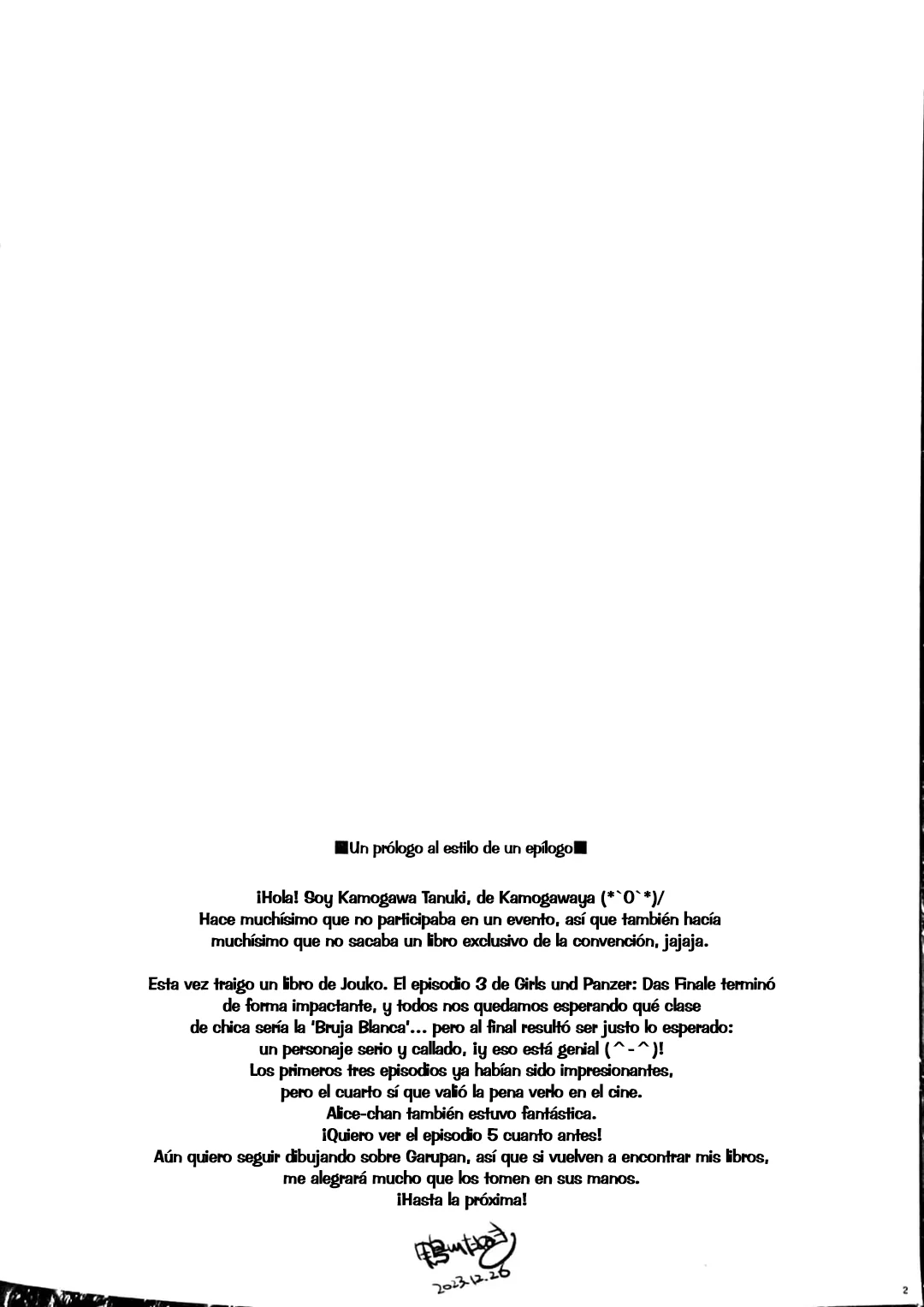 Quiero dispararle a Jouko por la espalda page 2 full