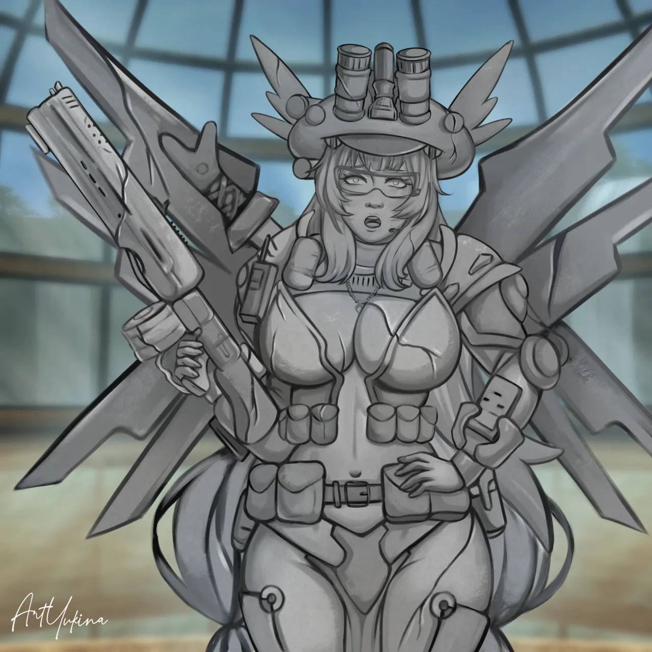 Original Character Petrification 2 page 8 full