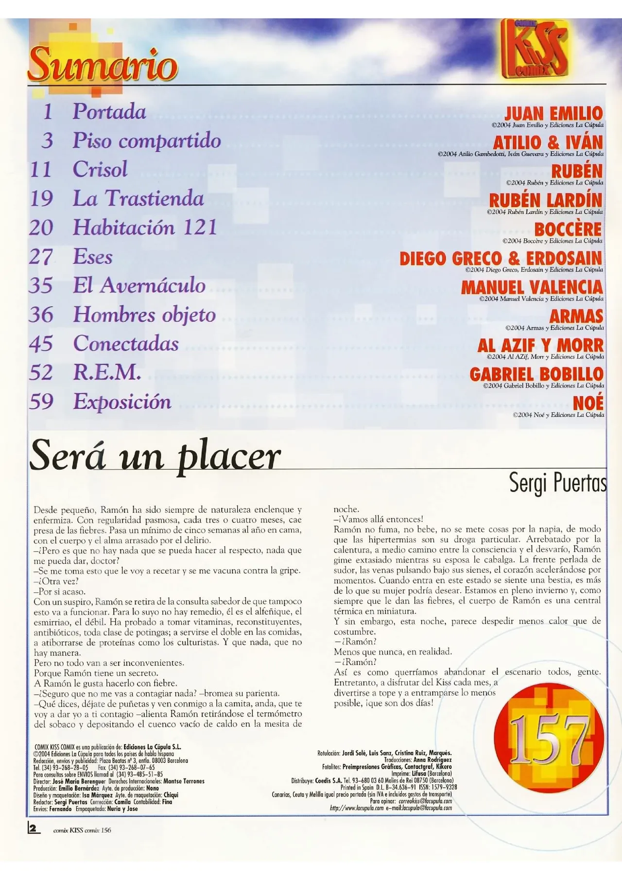 Kiss Comix #157 page 2 full