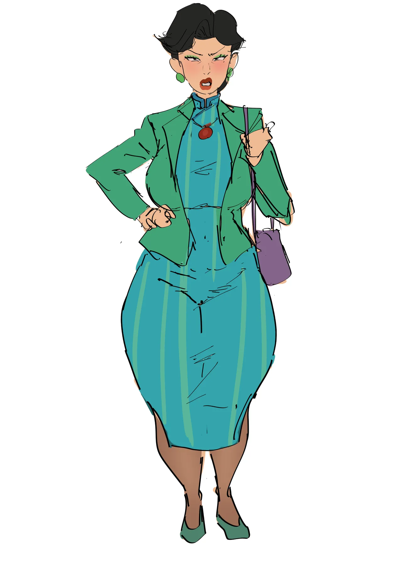 Ming Lee Random Doodle page 1 full