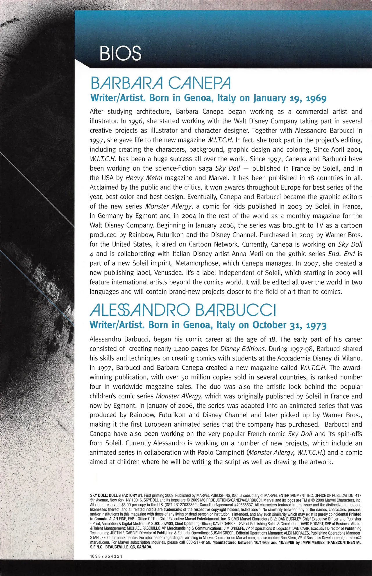 Sky Doll #0 - Dolls Factory - Part 1 page 2 full