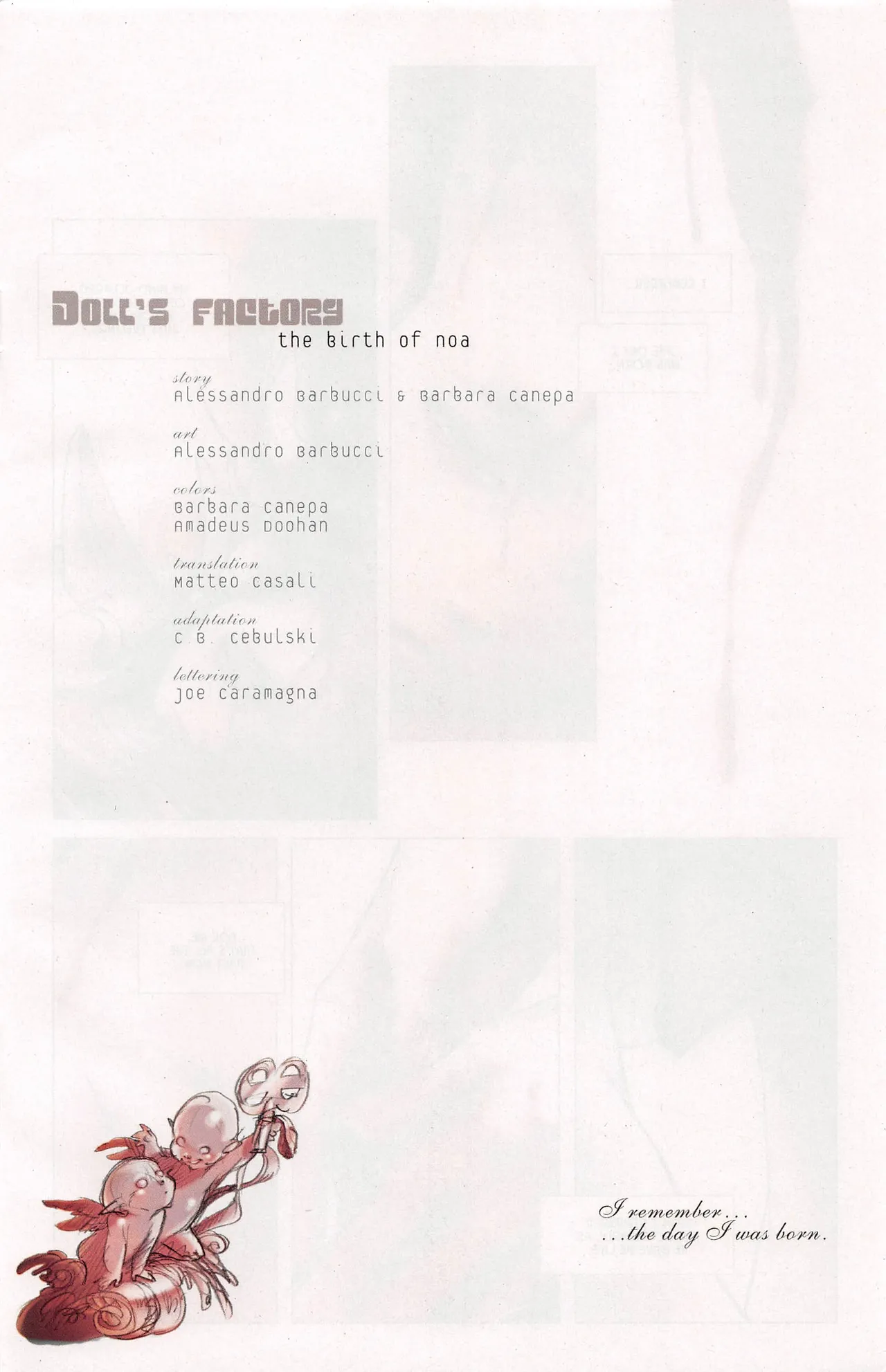 Sky Doll #0 - Dolls Factory - Part 1 page 5 full