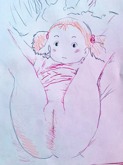 Mei Doodles- My Neighbor Totoro