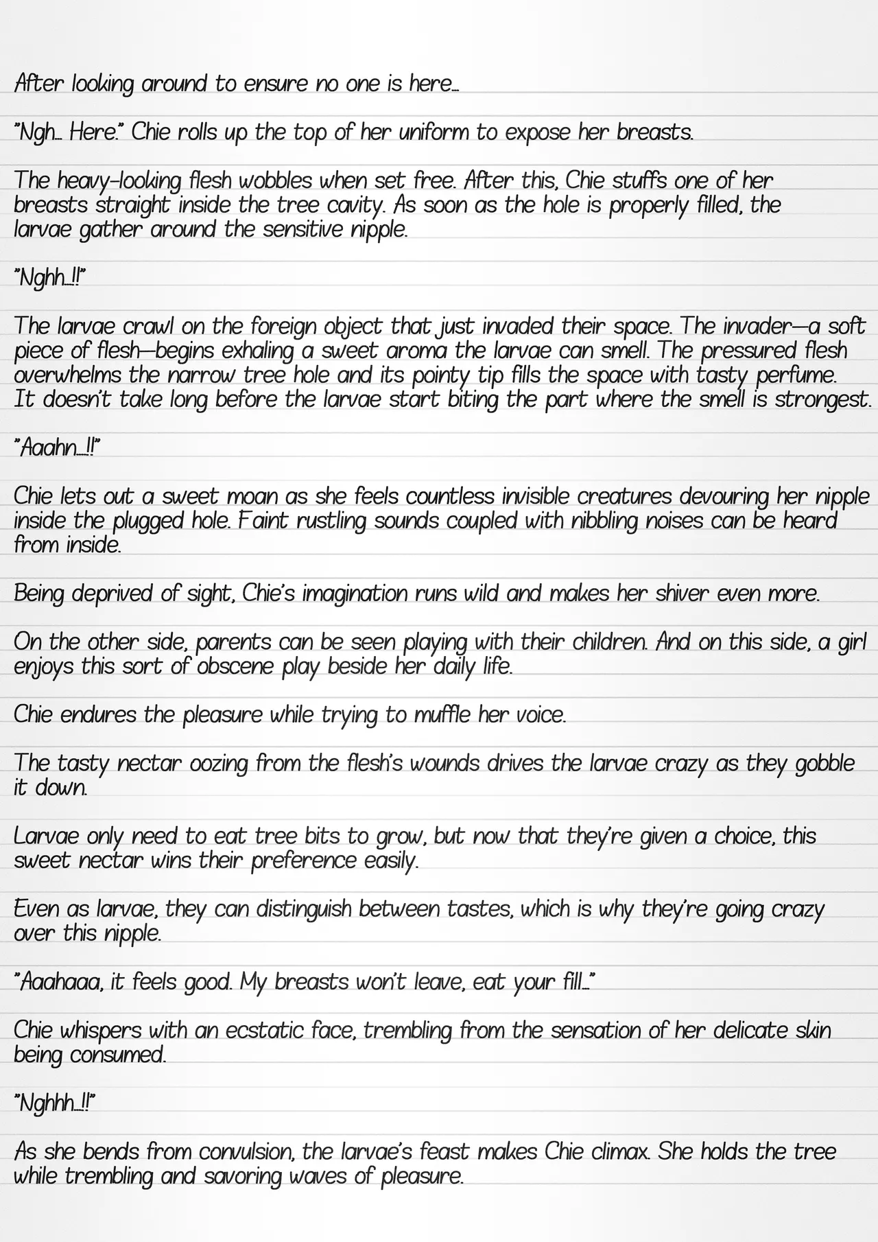 Misuke's Short Stories 29 - Chie &amp; Flower Chafers page 4 full