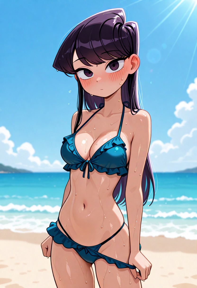 OCEAN POV – KOMI BIKINI WATER DROPLETS page 8 full