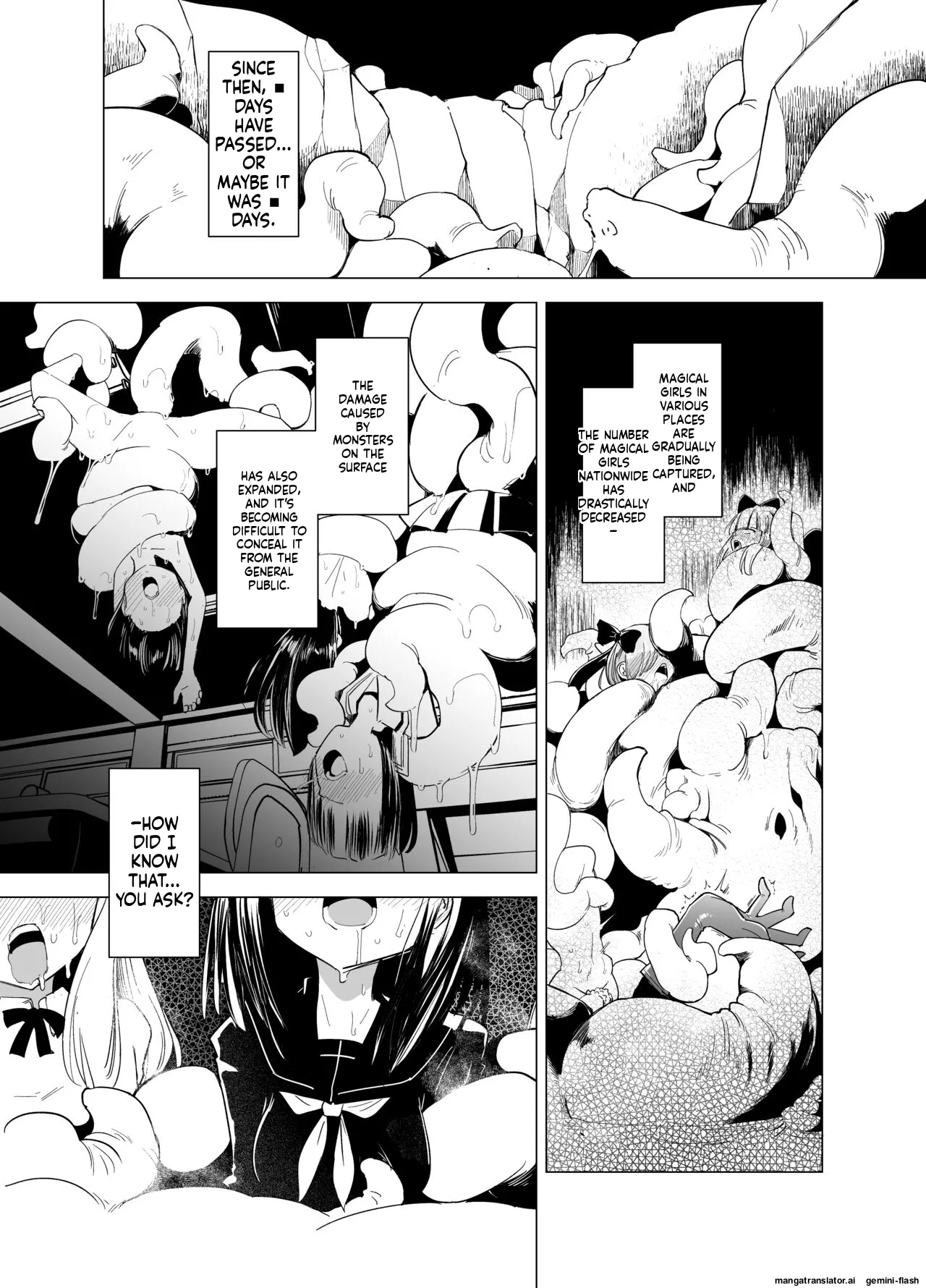 Mahou Shoujo-tachi vs Shokushu-san Kouhen page 2 full