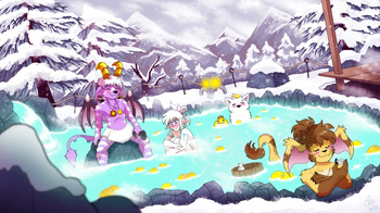 A Fun Day in an Onsen cover