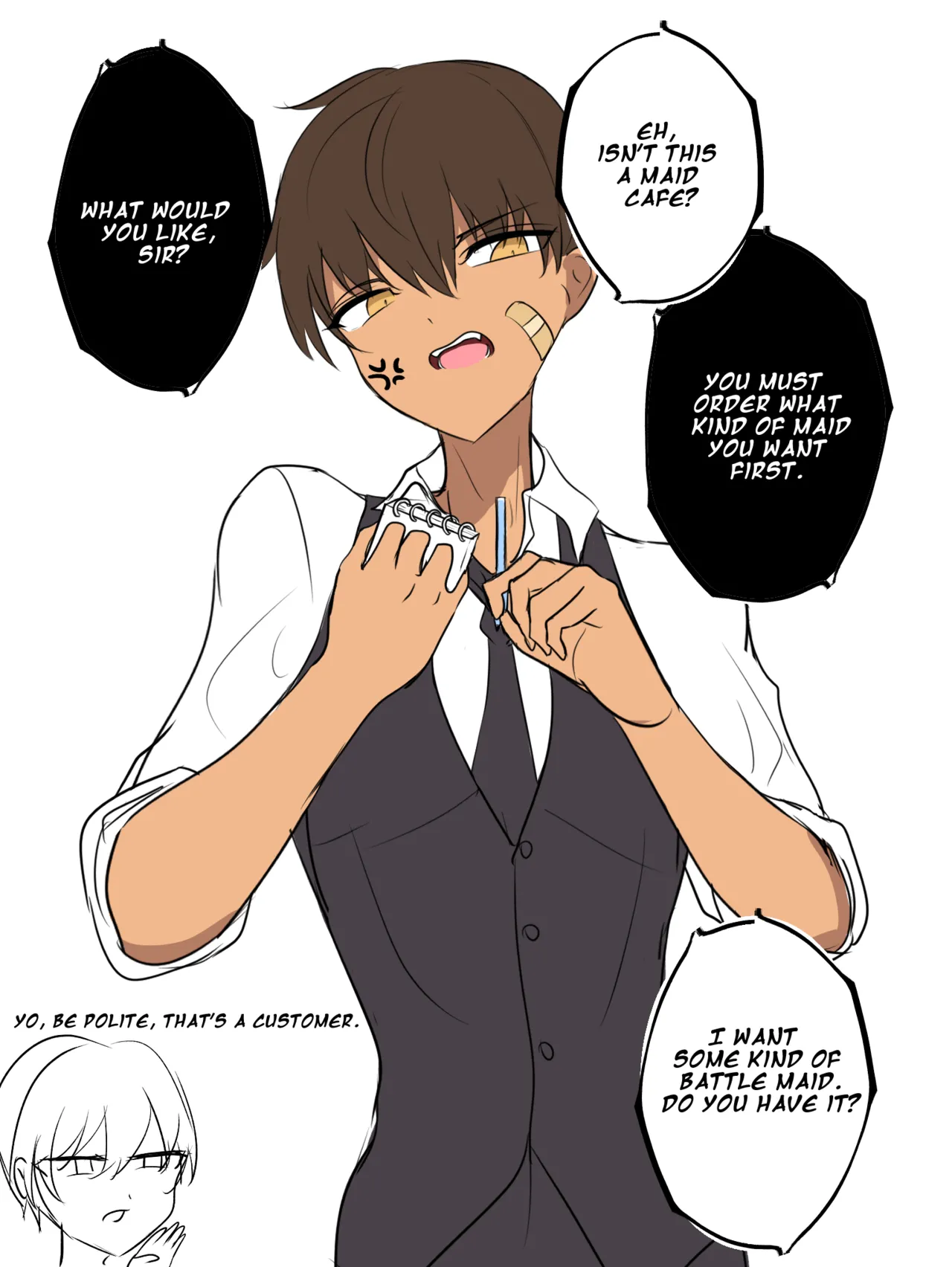 Custom Maid page 1 full