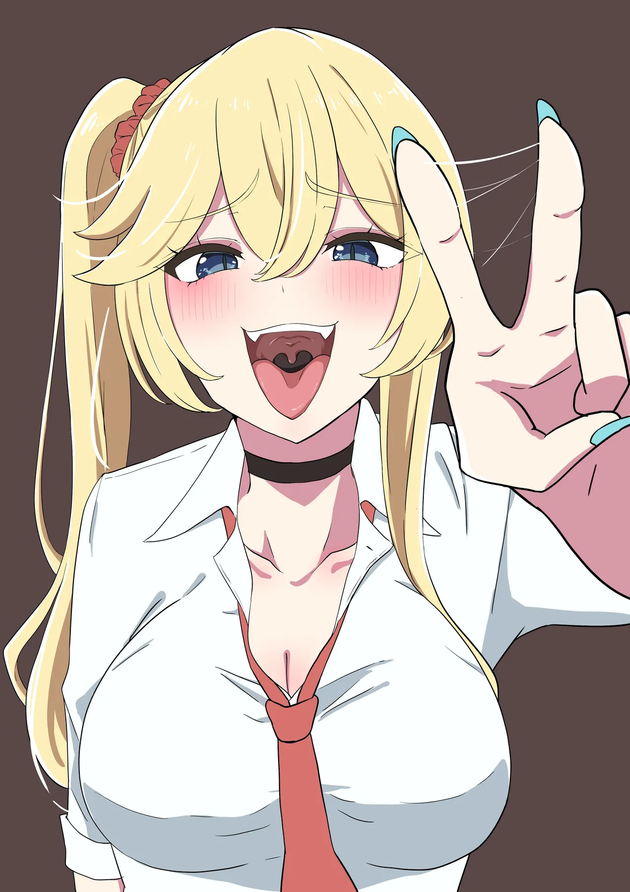 Erina-chan eating a tiny on stream page 6 full