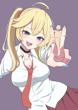 Erina-chan eating a tiny on stream