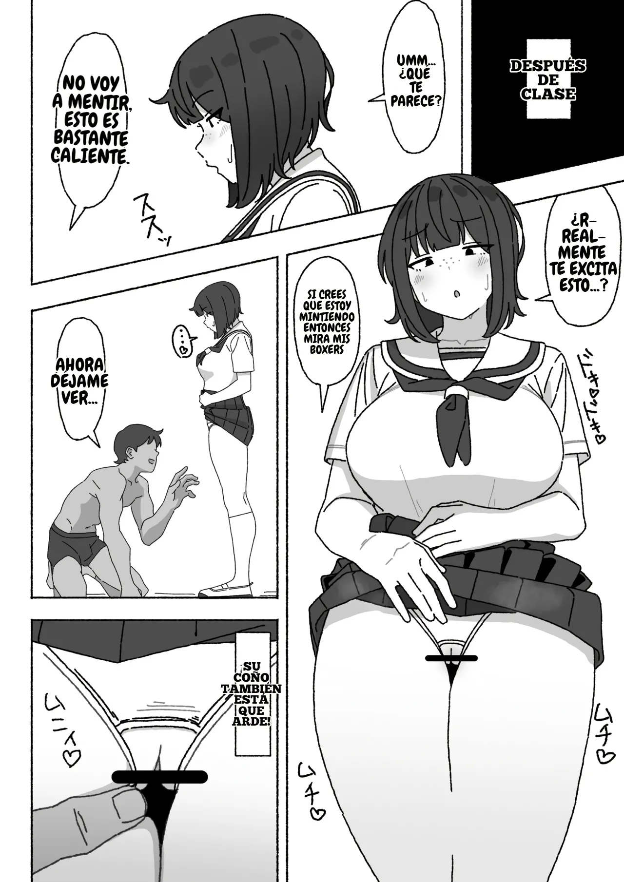 Funinki Seishori Touban Kuroi-chan Tsukatte Iru no wa Class de Ore dake.｜Soy el Único de la Clase que Está Utilizando a la Impopular Alivio Sexual del Personal de Servicio, Kuroh-chan. page 10 full