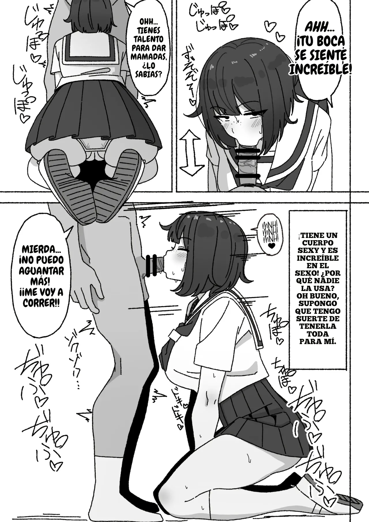Funinki Seishori Touban Kuroi-chan Tsukatte Iru no wa Class de Ore dake.｜Soy el Único de la Clase que Está Utilizando a la Impopular Alivio Sexual del Personal de Servicio, Kuroh-chan. page 7 full
