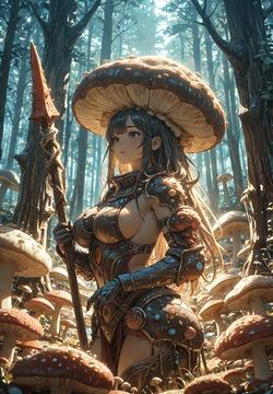 FOREST TEASE – CURVY BUSTY SHROOM WARRIOR