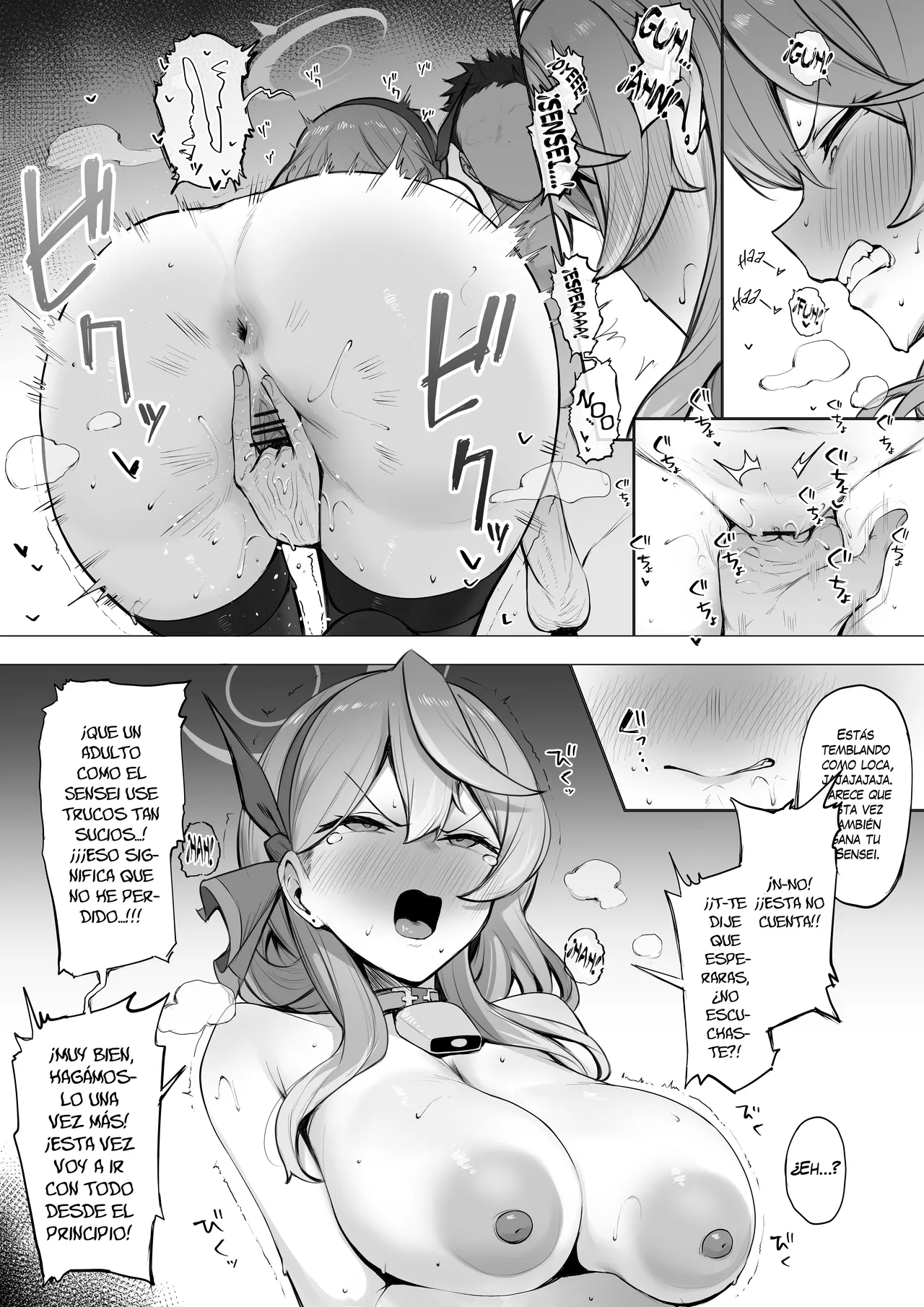 Una competencia con Ako-chan donde te deja hacer lo que quieras si logras que ella se corra primero page 4 full