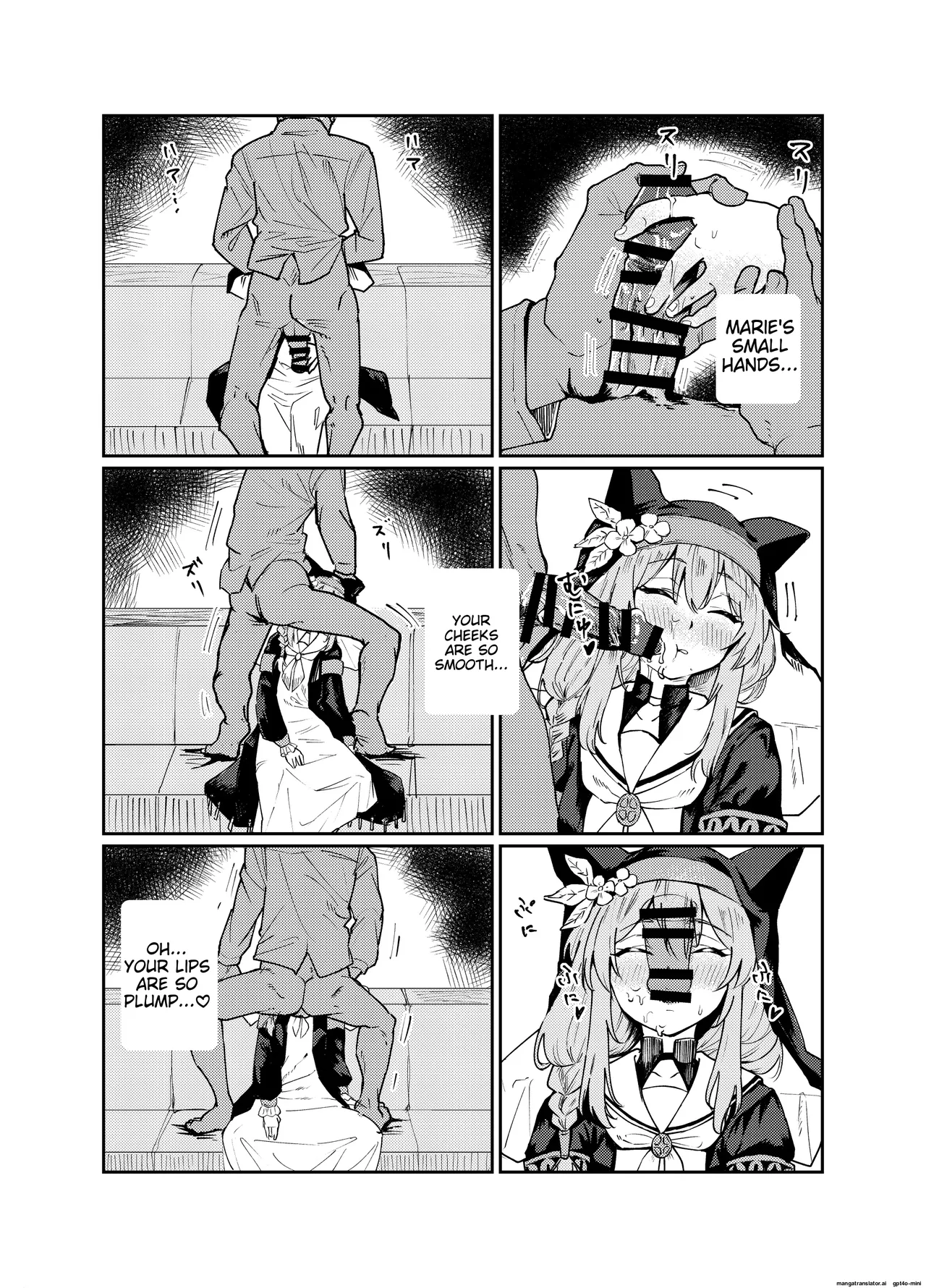 Marie was sleeping in the Sharre clubroom. page 7 full