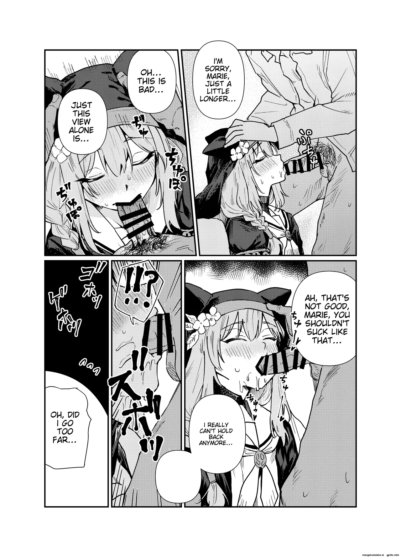 Marie was sleeping in the Sharre clubroom. page 8 full