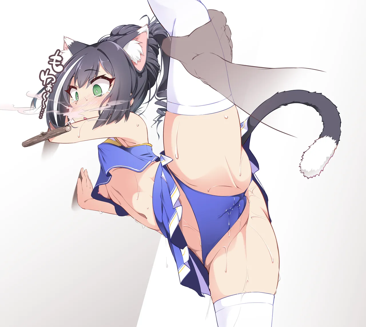 カラダの硬いキャルちゃんも『がんばれ❤』出来るようにしなきゃね❤ page 2 full