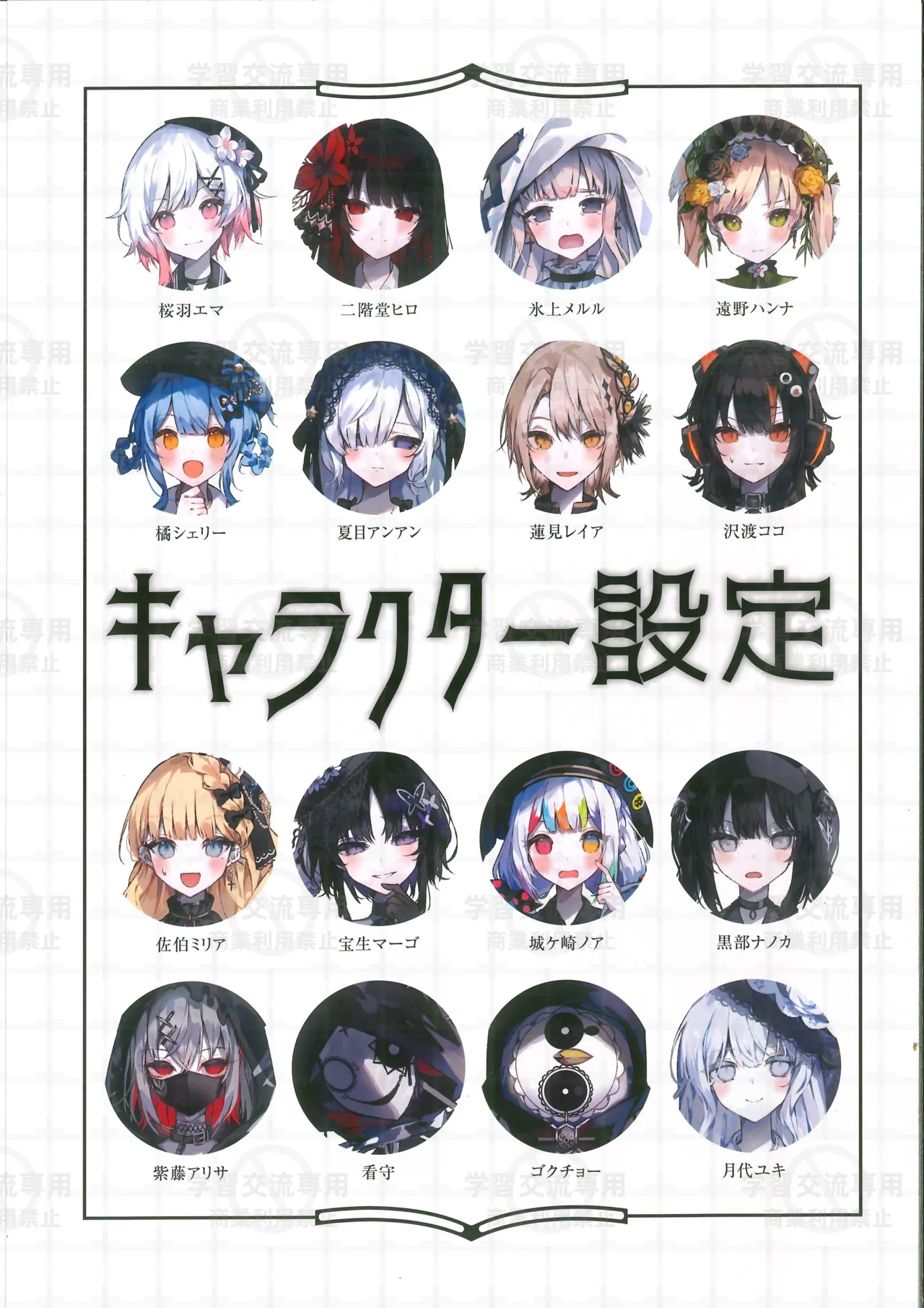 魔法少女ノ魔女裁判設定資料集 page 3 full