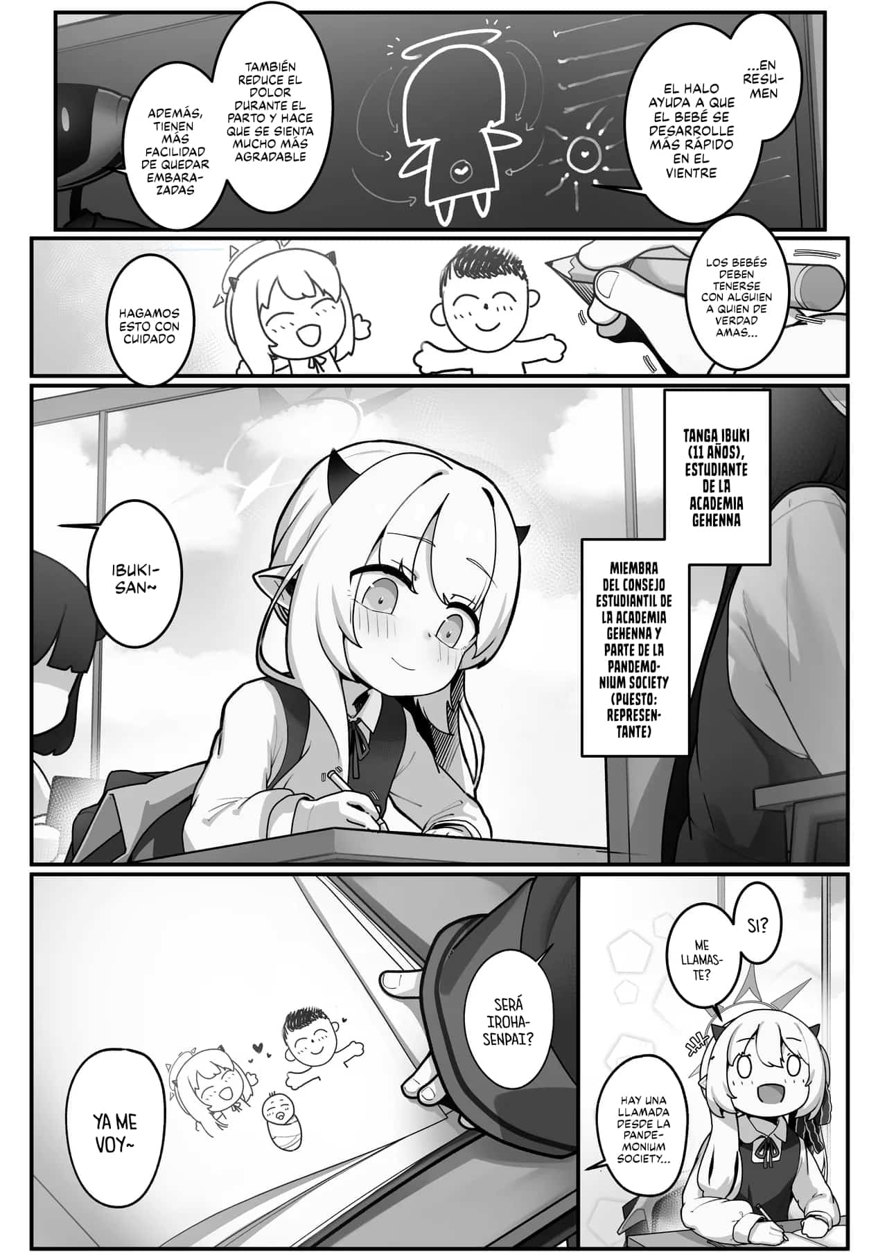 Banmaden no Jikken-sha to Kozukuri Jisshuu Shichau Hon｜Un Doujin Acerca de Entrenar para Concebir con La Verdadera Líder de Pandemonium Society page 4 full