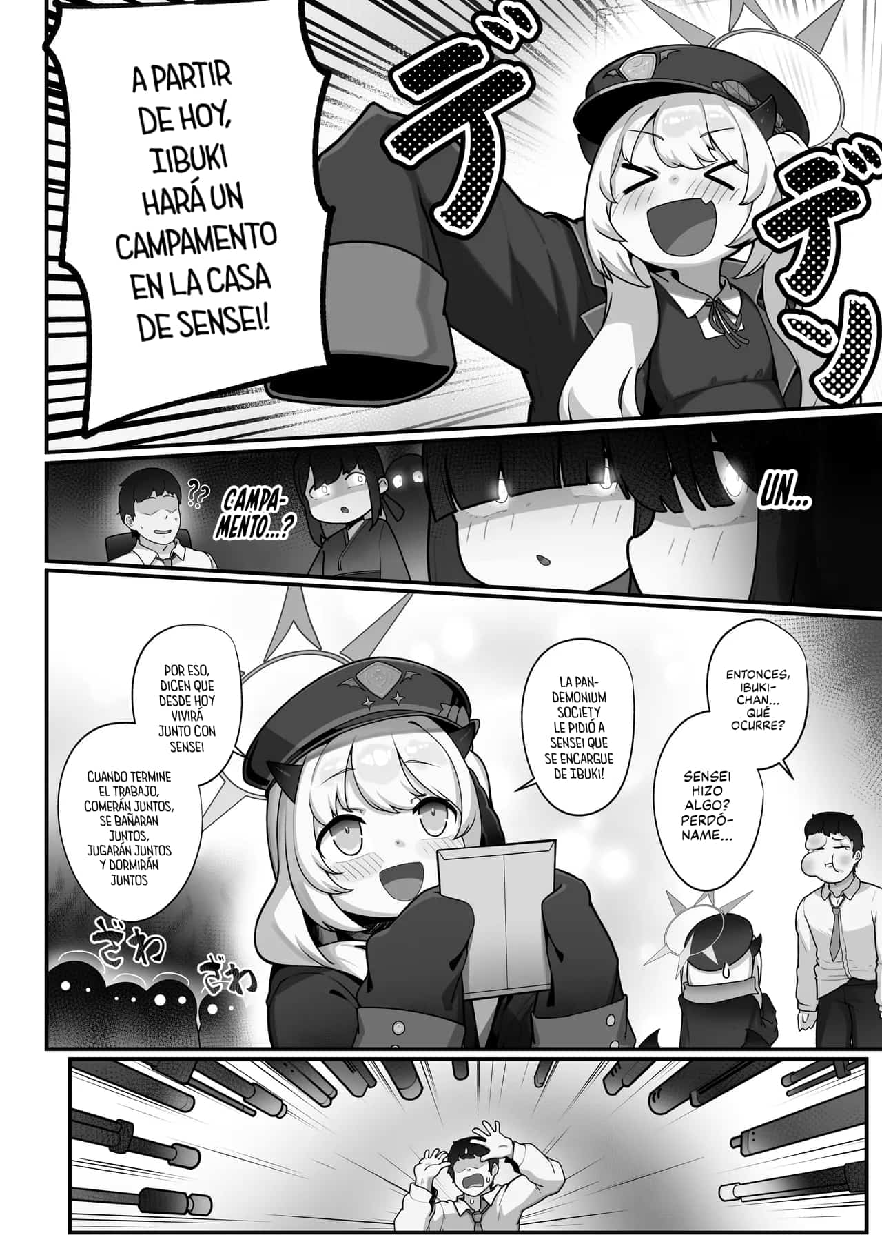 Banmaden no Jikken-sha to Kozukuri Jisshuu Shichau Hon｜Un Doujin Acerca de Entrenar para Concebir con La Verdadera Líder de Pandemonium Society page 5 full