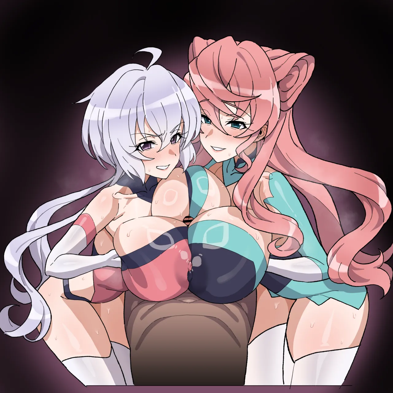 クリマリダブルパイズリ page 2 full