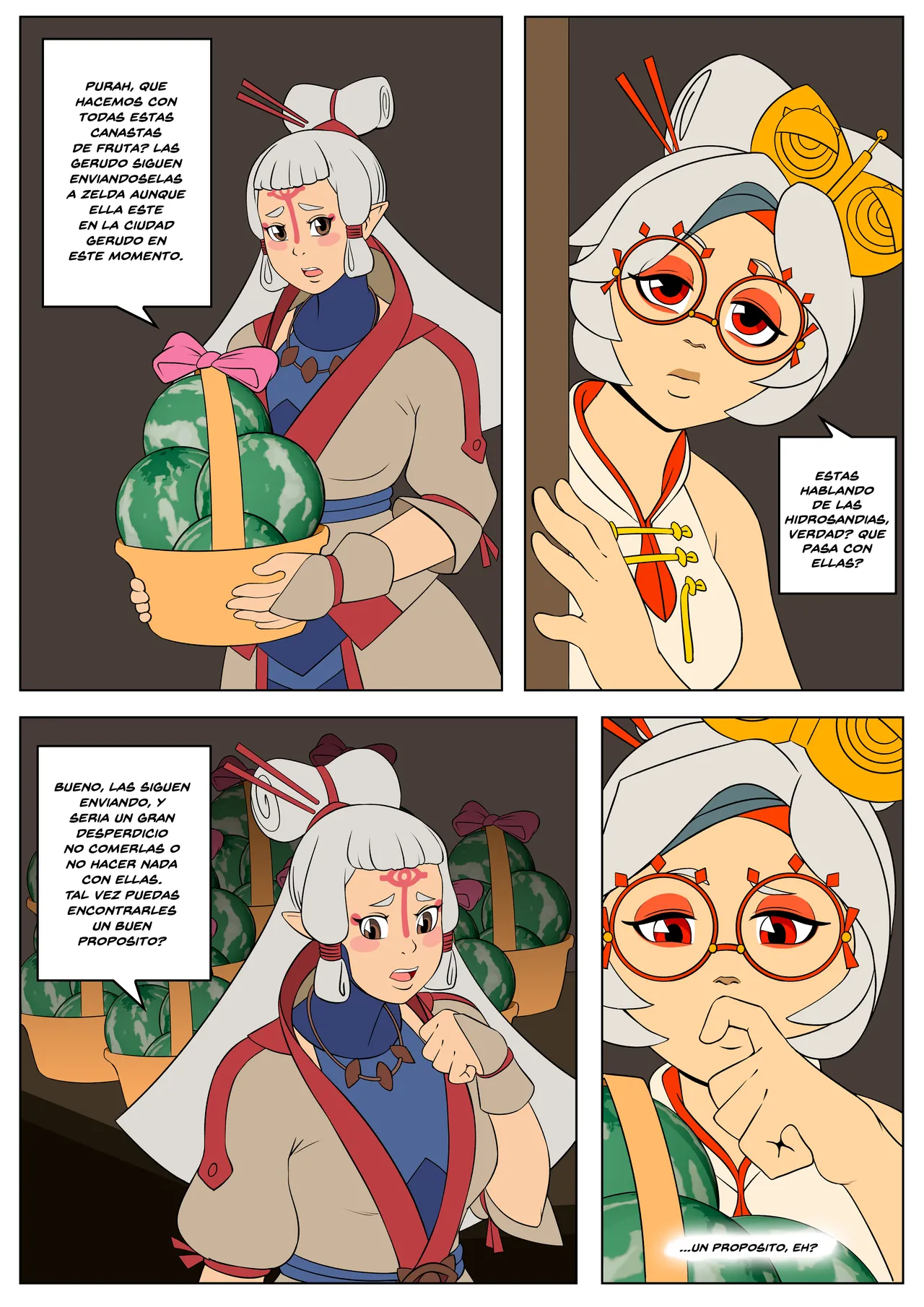 Sheikah's Ingenuity by anastimafilia Spanish page 1 full