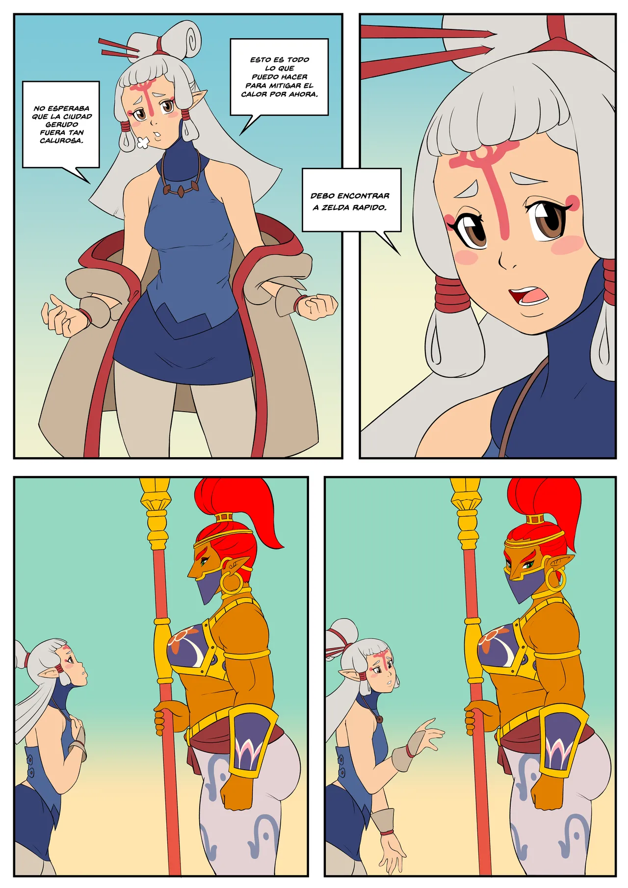 Sheikah's Ingenuity by anastimafilia Spanish page 6 full