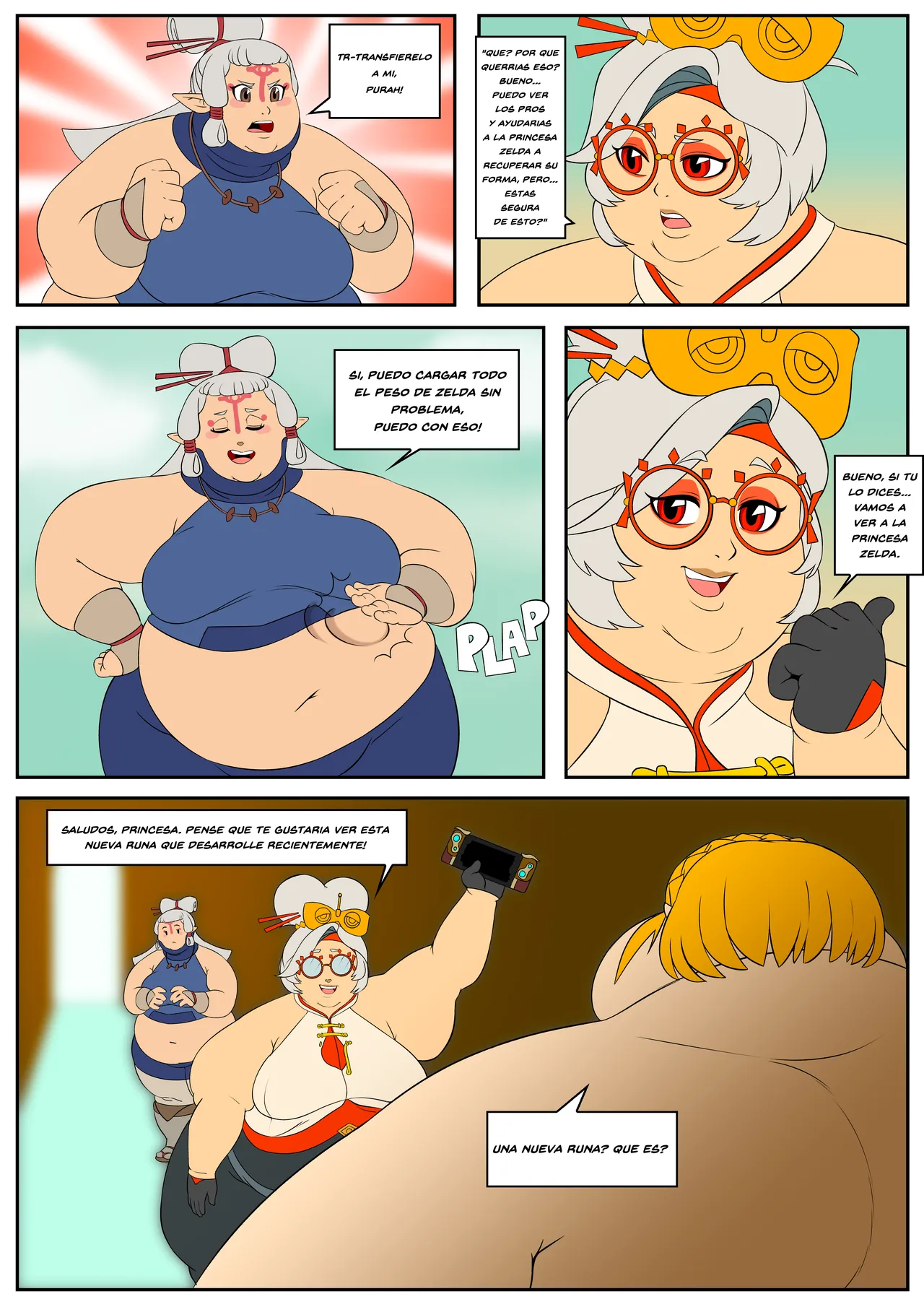 Sheikah's Ingenuity by anastimafilia Spanish page 9 full