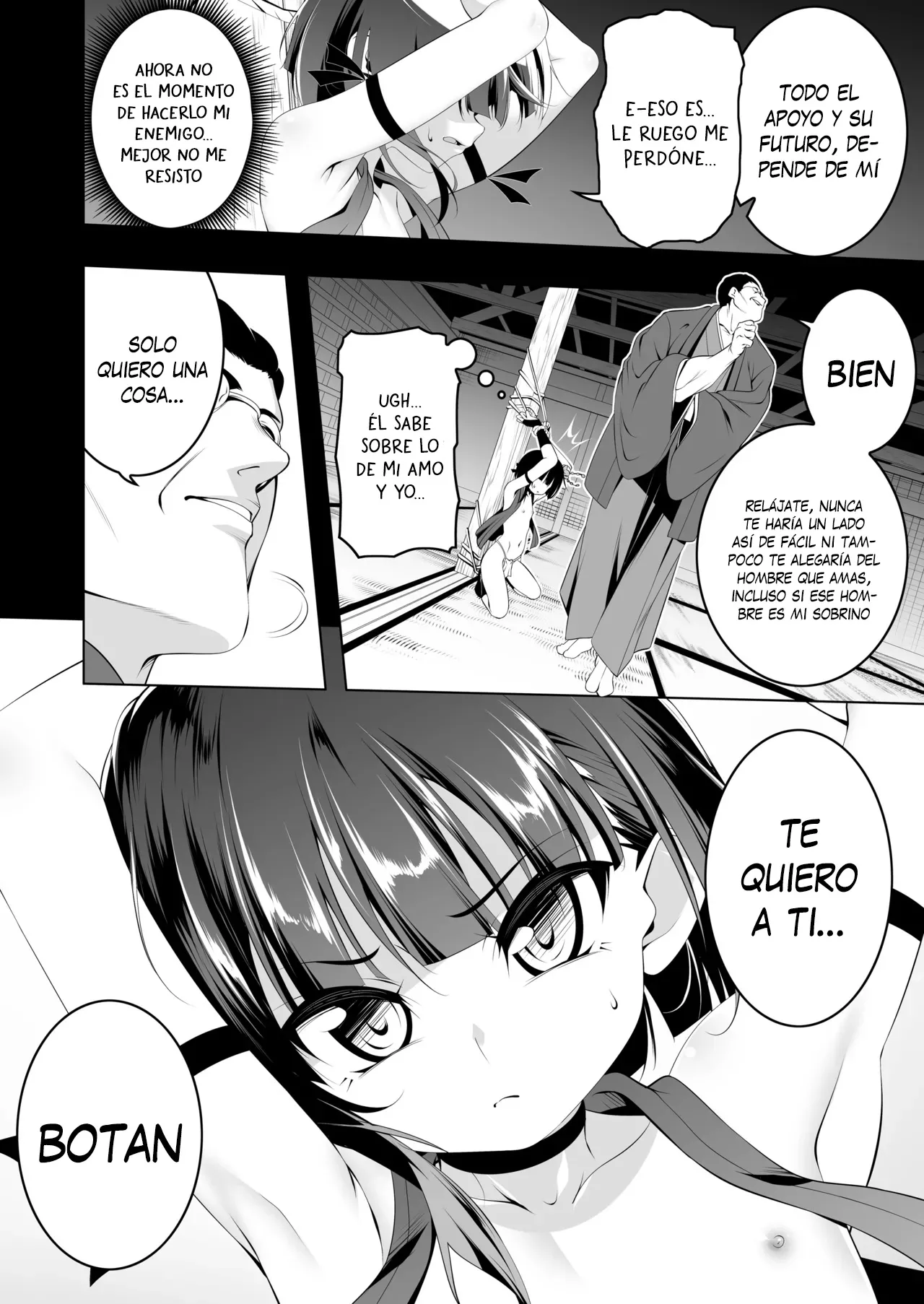 Koushoku no Chuugi Kunoichi Botan Ni - Botan, la kunoichi lujuriosamente leal 2 page 9 full