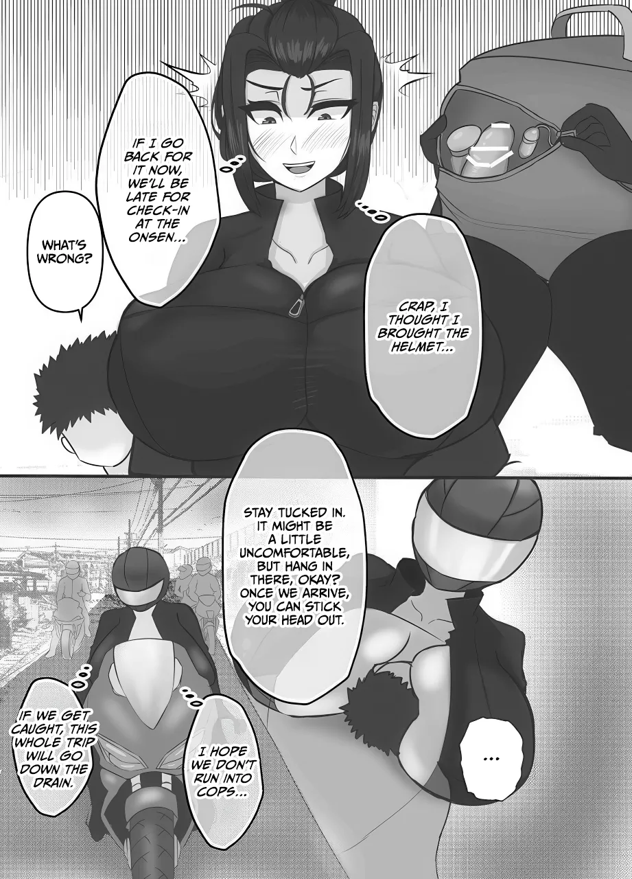 Musuko wo Dekiaisuru Kyonyuu Haha wa Yokkyuufuman Sugebe Musuko to Onsen Ryokou【1.0】 page 10 full