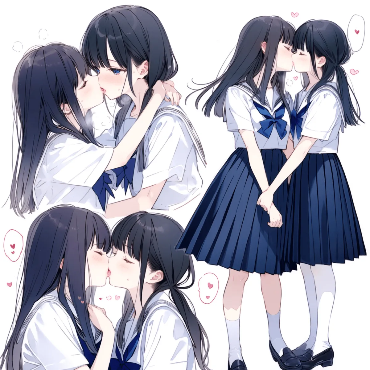 【PIXIV】 じゃがいもホクホク北海道 20240814 百   合   キ   ス page 1 full
